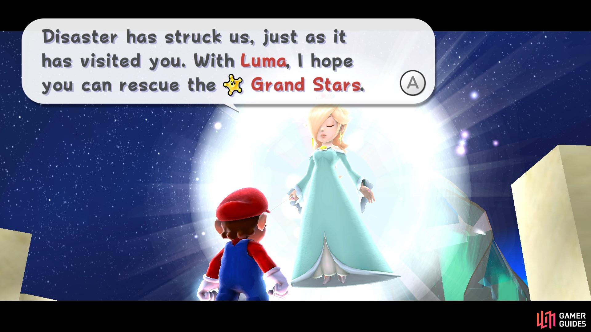 In Gateway Galaxy, you'll meet the mysterious Rosalina!