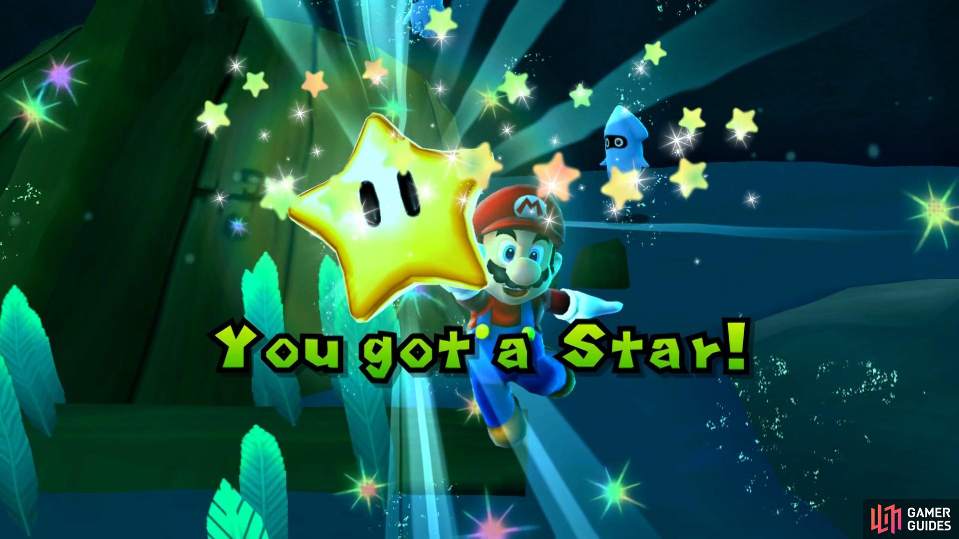 Grab the Star once you've completed Guppy's challenge to finish the level.