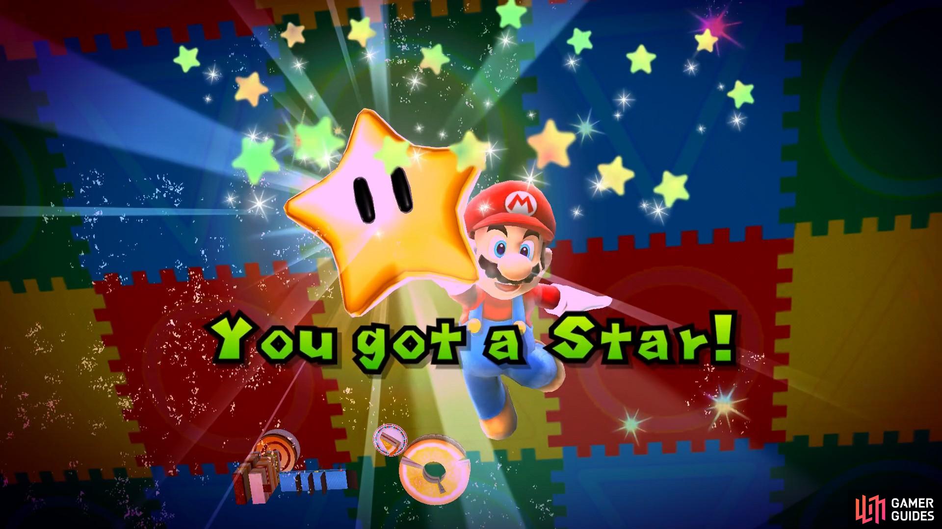 Make sure you leave yourself a way to get back to the start of the level so you can grab the star!