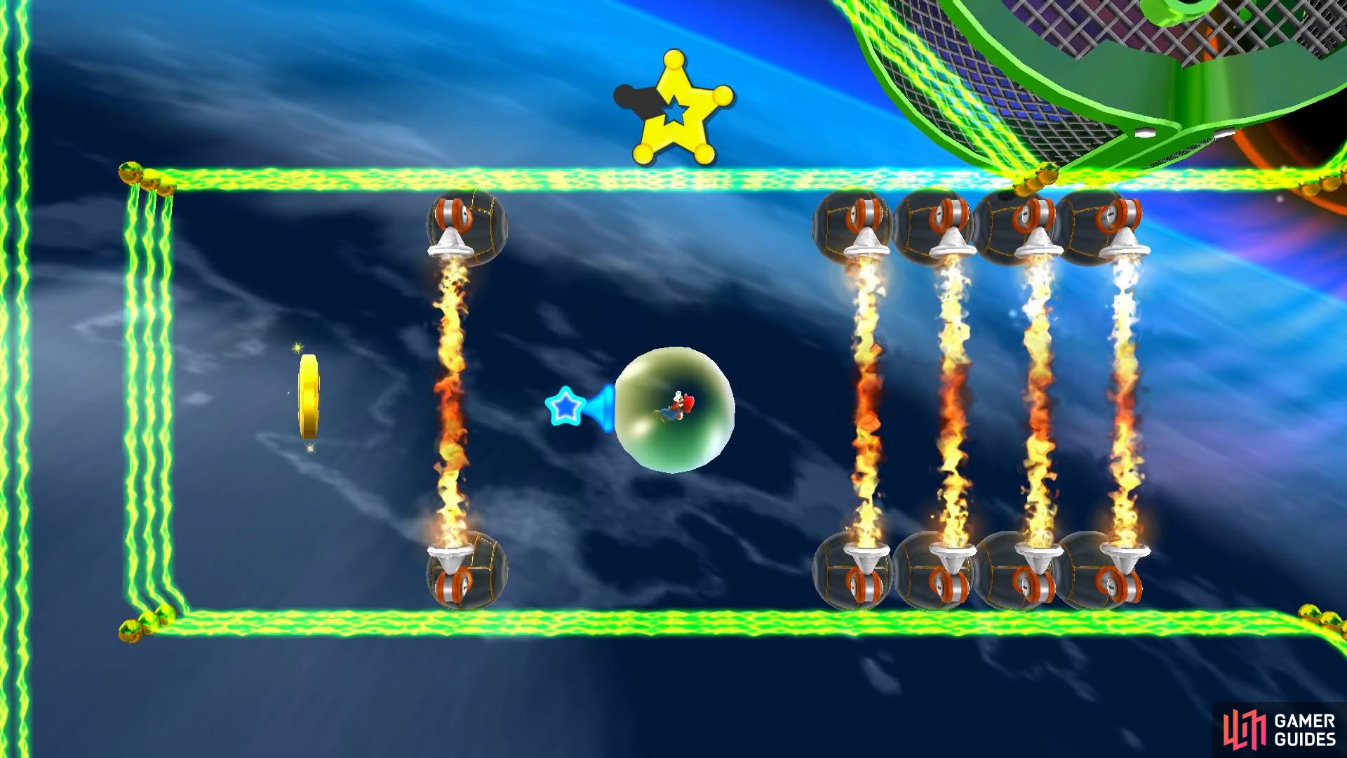 During one section of this level, you'll need to watch out for the fire pressures.