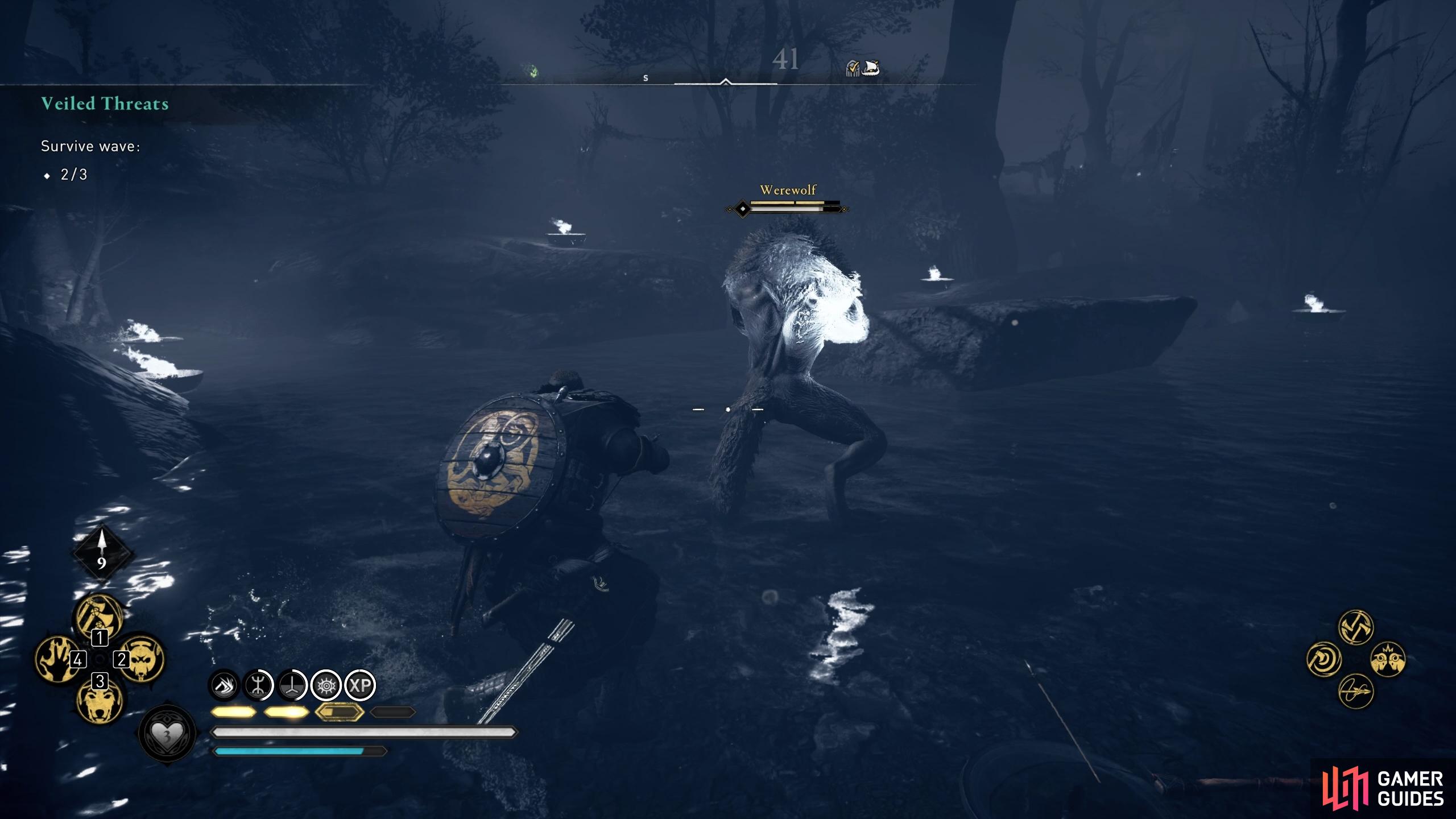 Avoid the Werewolf special attacks at all costs, which are the most damaging by far.