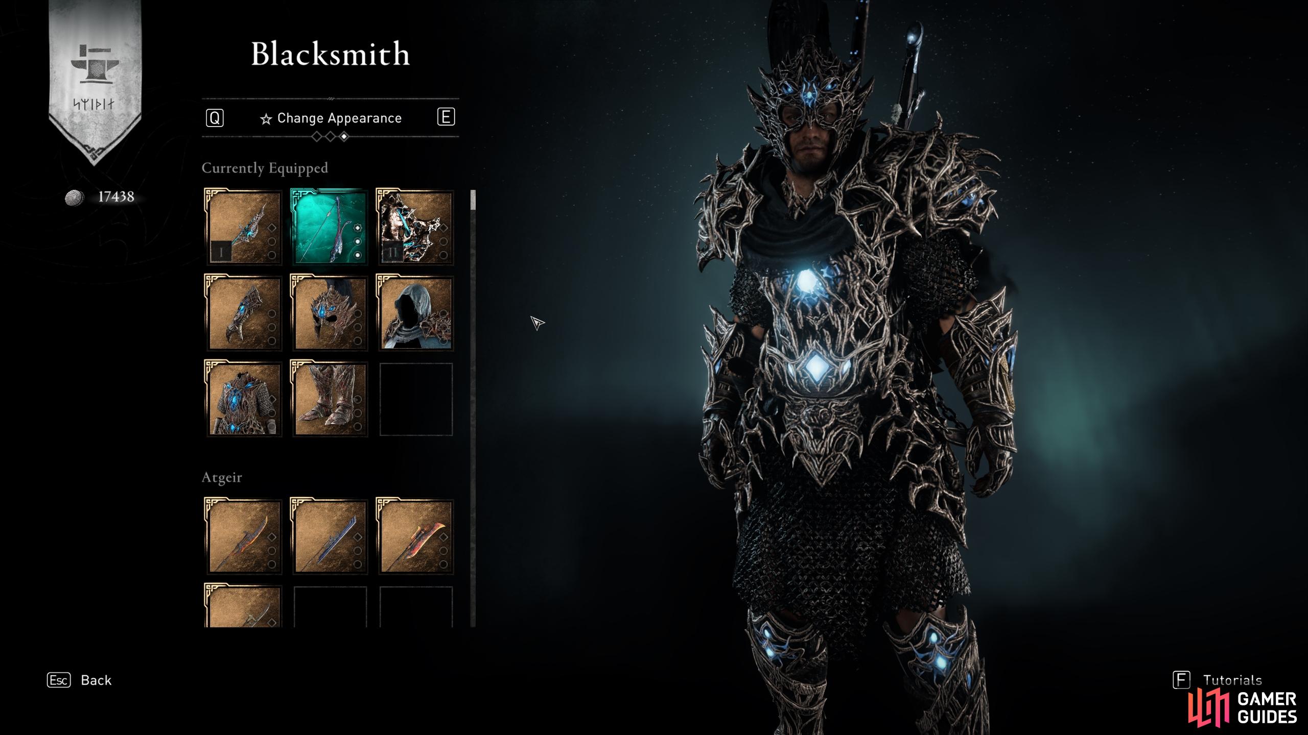 You can change the appearance of the Death Jarl set to any other set that you own by speaking with a Blacksmith, such as Gunnar in Ravensthorpe.