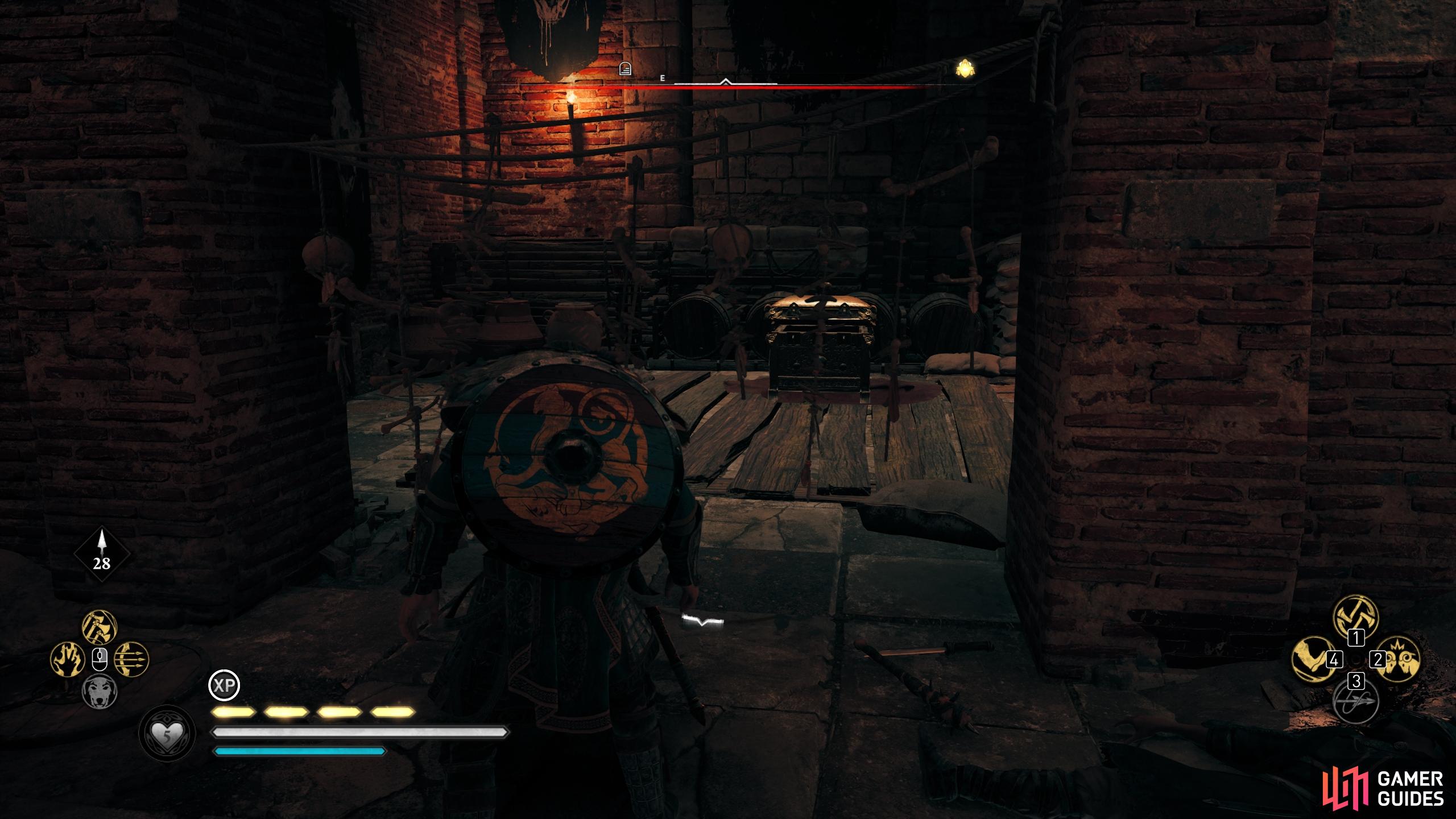 You'll find the chest in the eastern corner of the main room in the sewers.