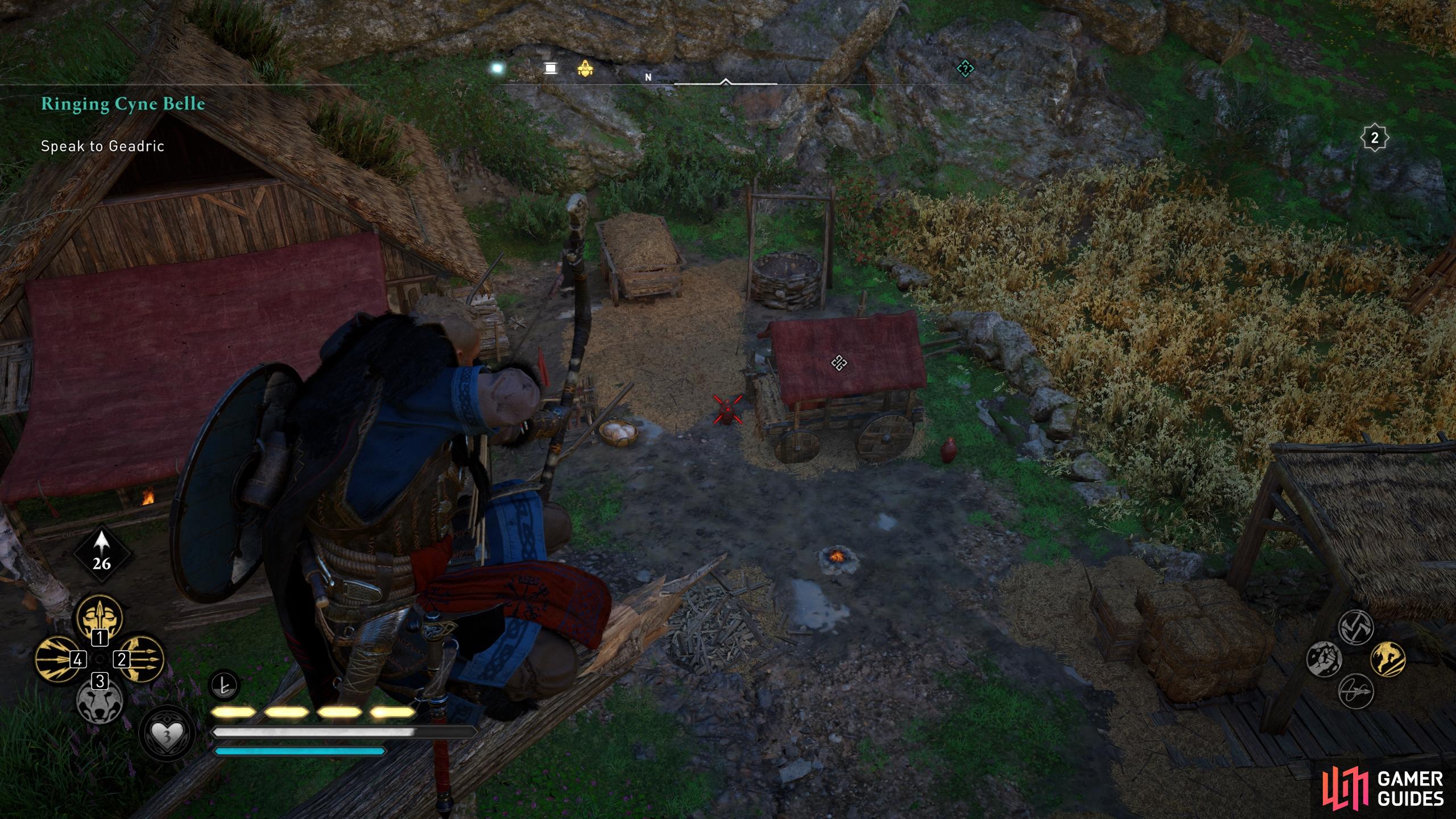 At the end of the quest, you can destroy the supply carts if you haven't yet completed Chipping Away.