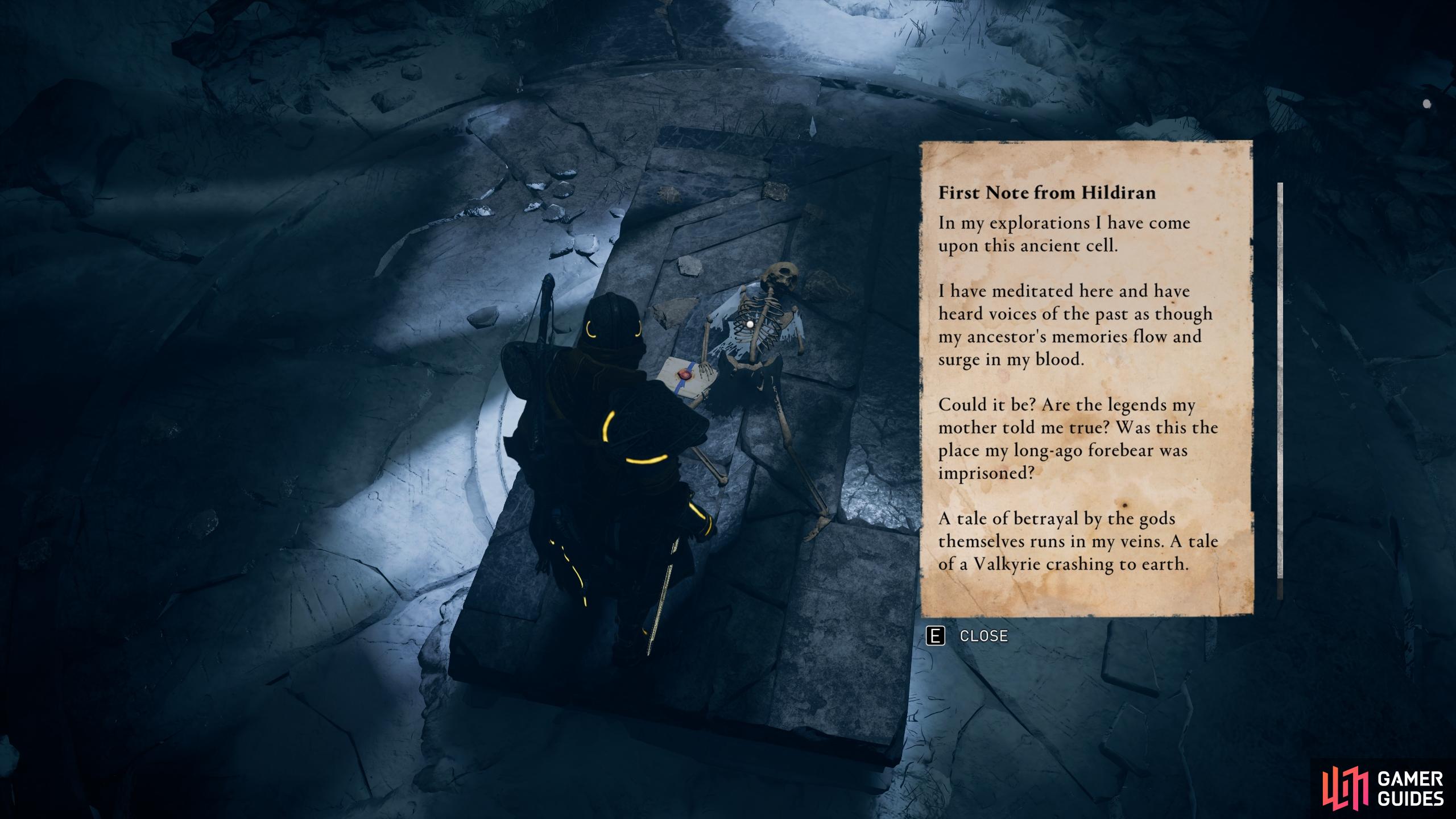The note from Hildiran suggests that the Tomb of the Fallen content may be linked to the Mastery Challenges in a future update.