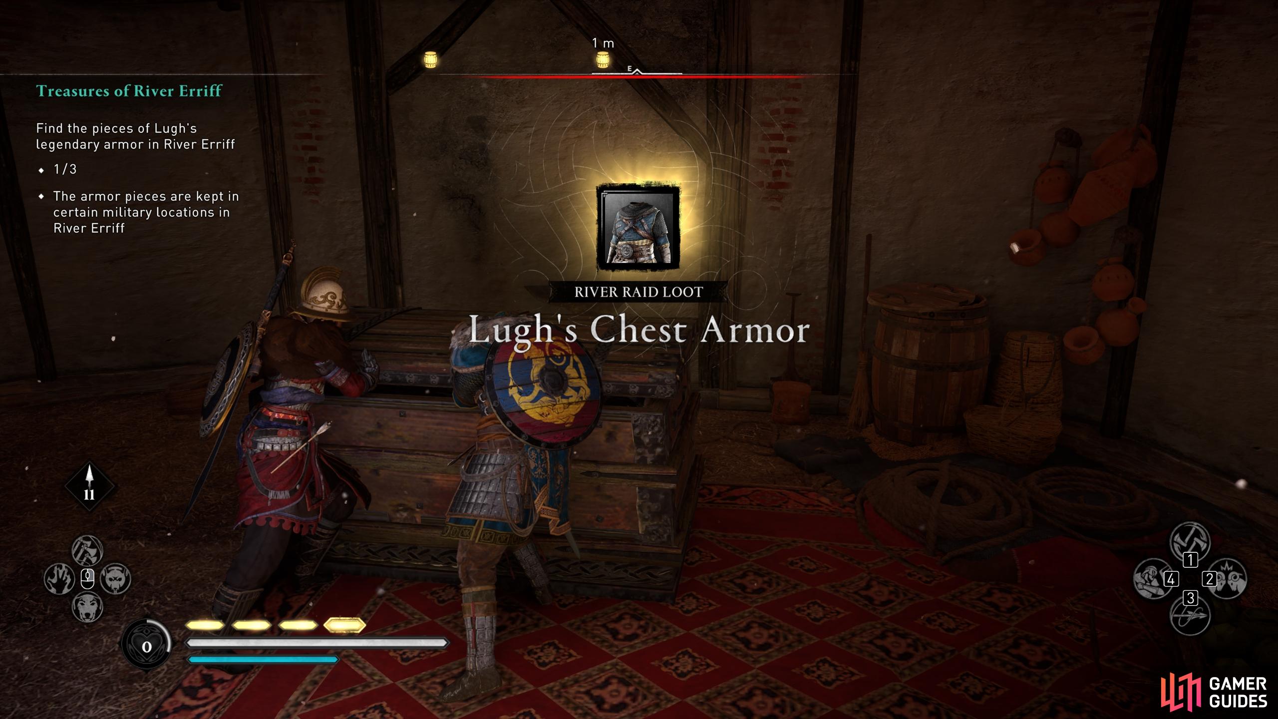 You'll find the Lugh's Chest Armor in a regular wealth chest.