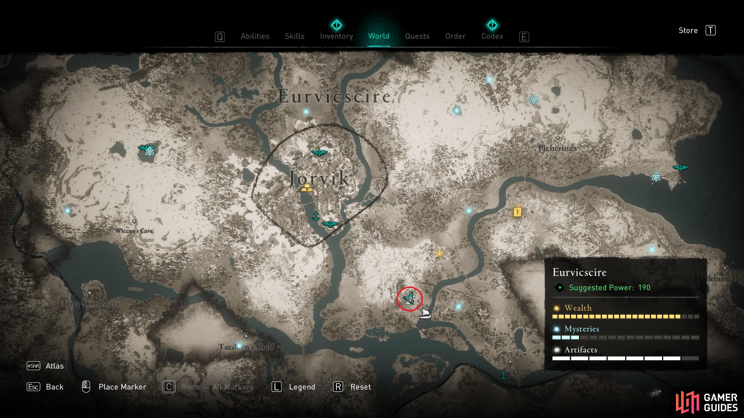 Assassin's Creed Valhalla: Full world map and treasure guide