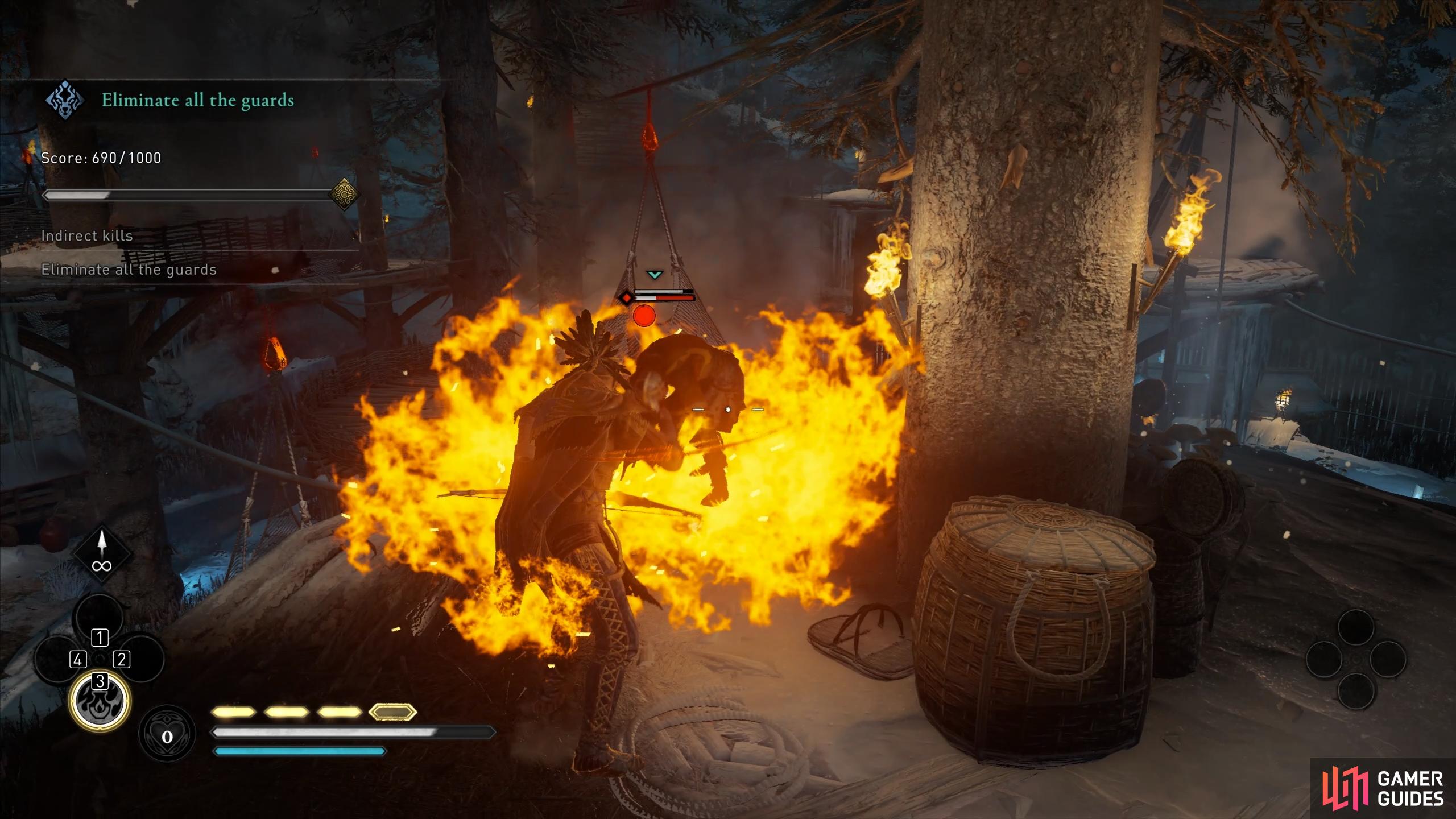 Use Ranged Fire Strike in melee to set an enemy on fire, killing them quickly and reliably.