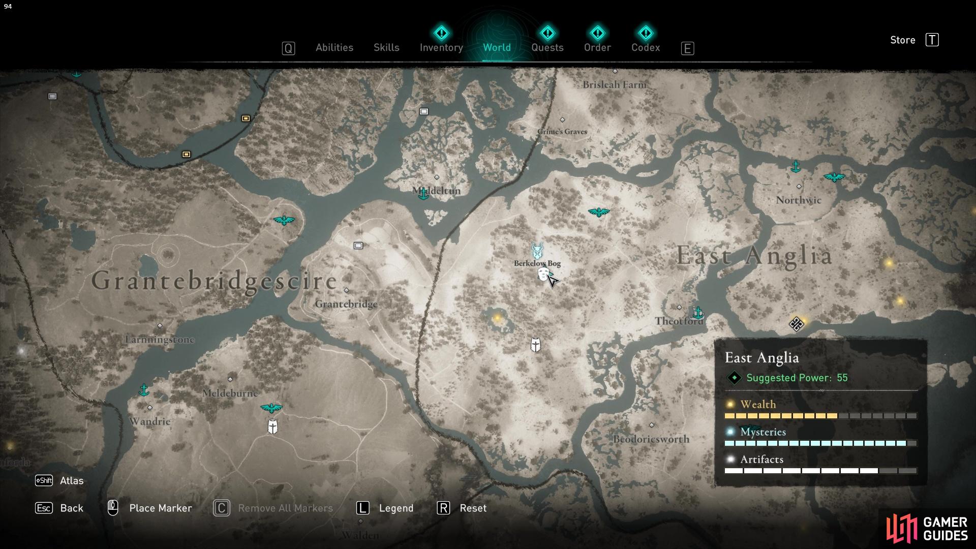 Assassin's Creed: Valhalla - Treasure Hoard map locations list by region