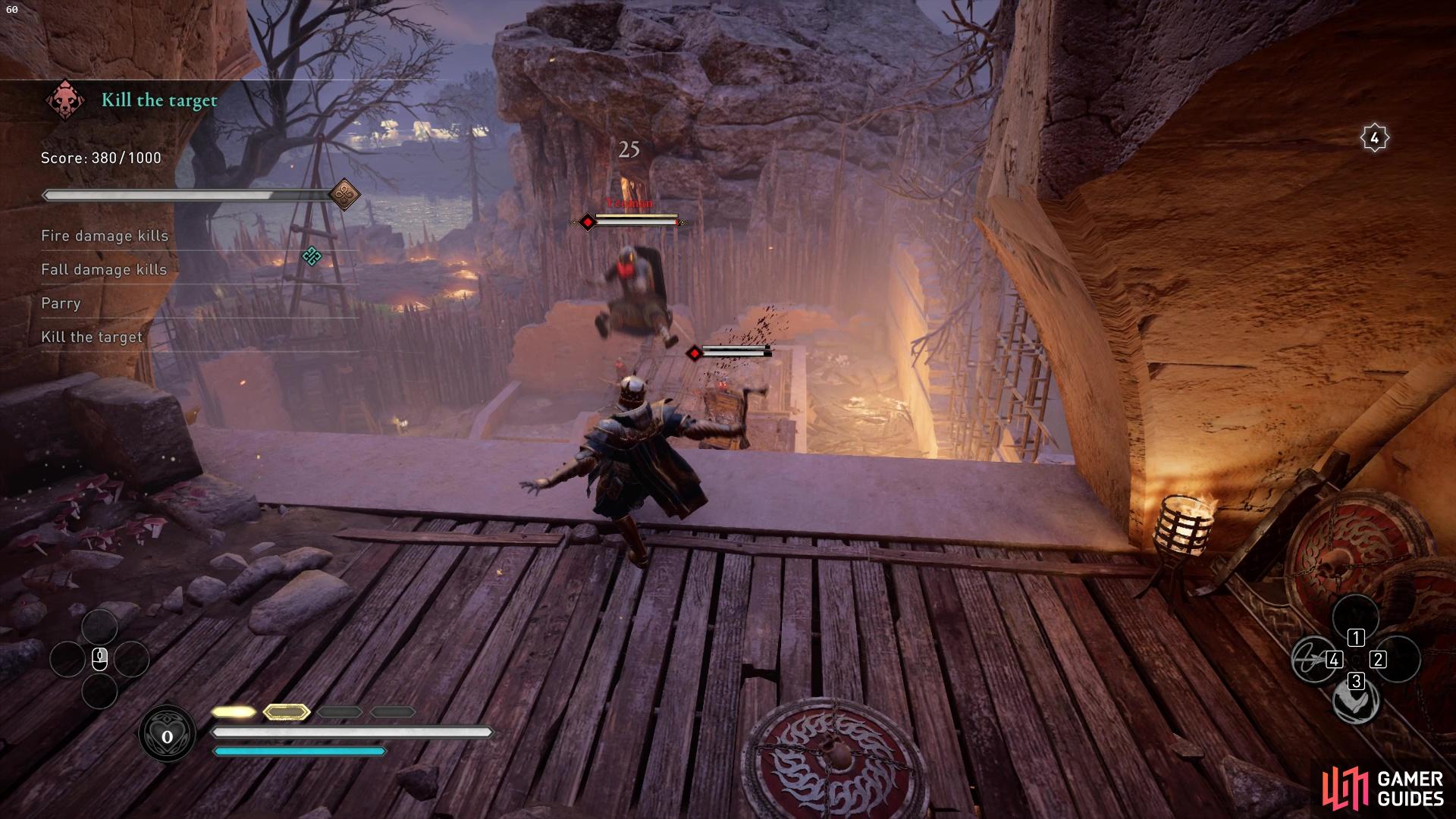 And don't forget to kick or hit enemies off ledges so that they die from fall damage.