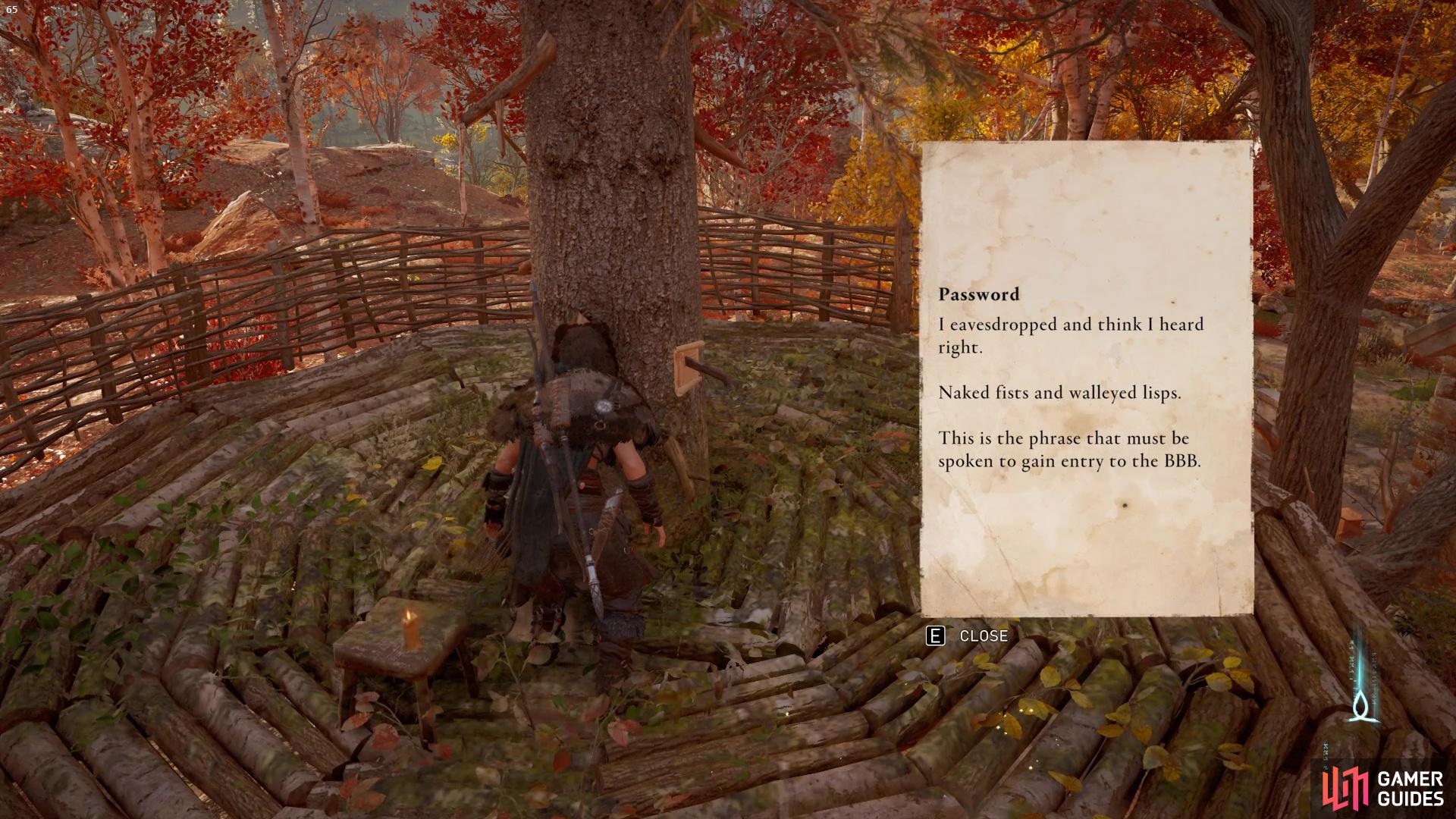 You can find the password you need pinned to the tree above the crow's nest. 