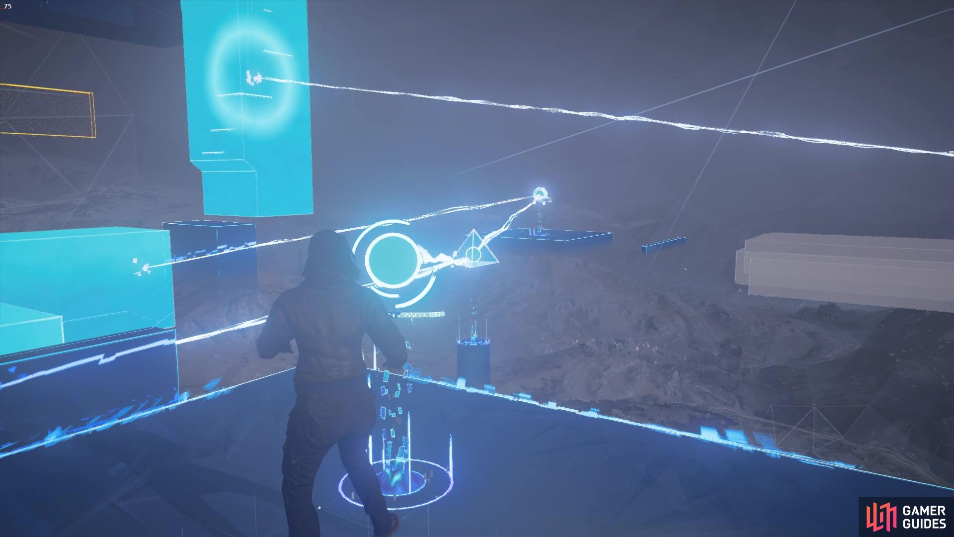 This is a complicated light beam puzzle since there are so many beams and unstabilized structures involved.