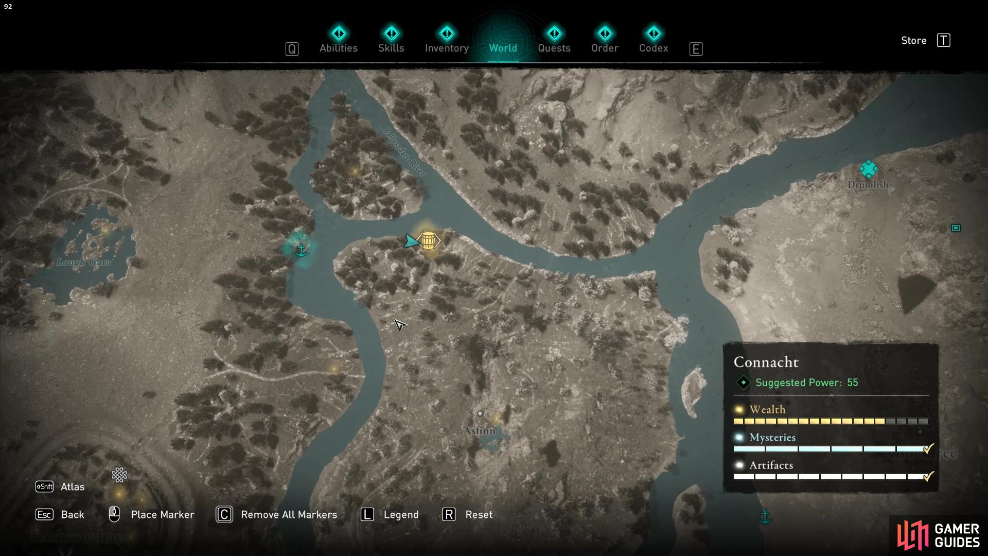 There is a small enemy camp northeast of Rathcroghan with a single chest of trade post supplies