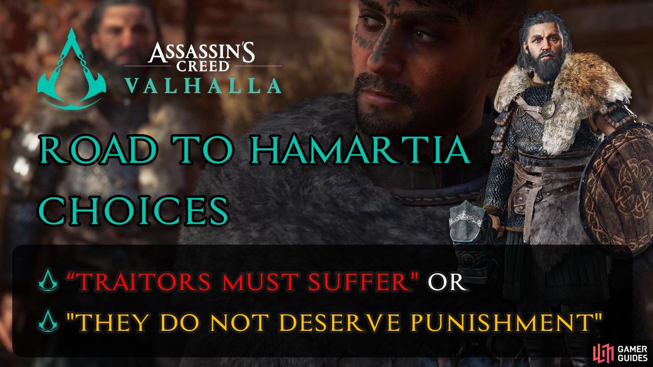 Find out the consequences of each dialogue choice at the end of Road to Hamartia.