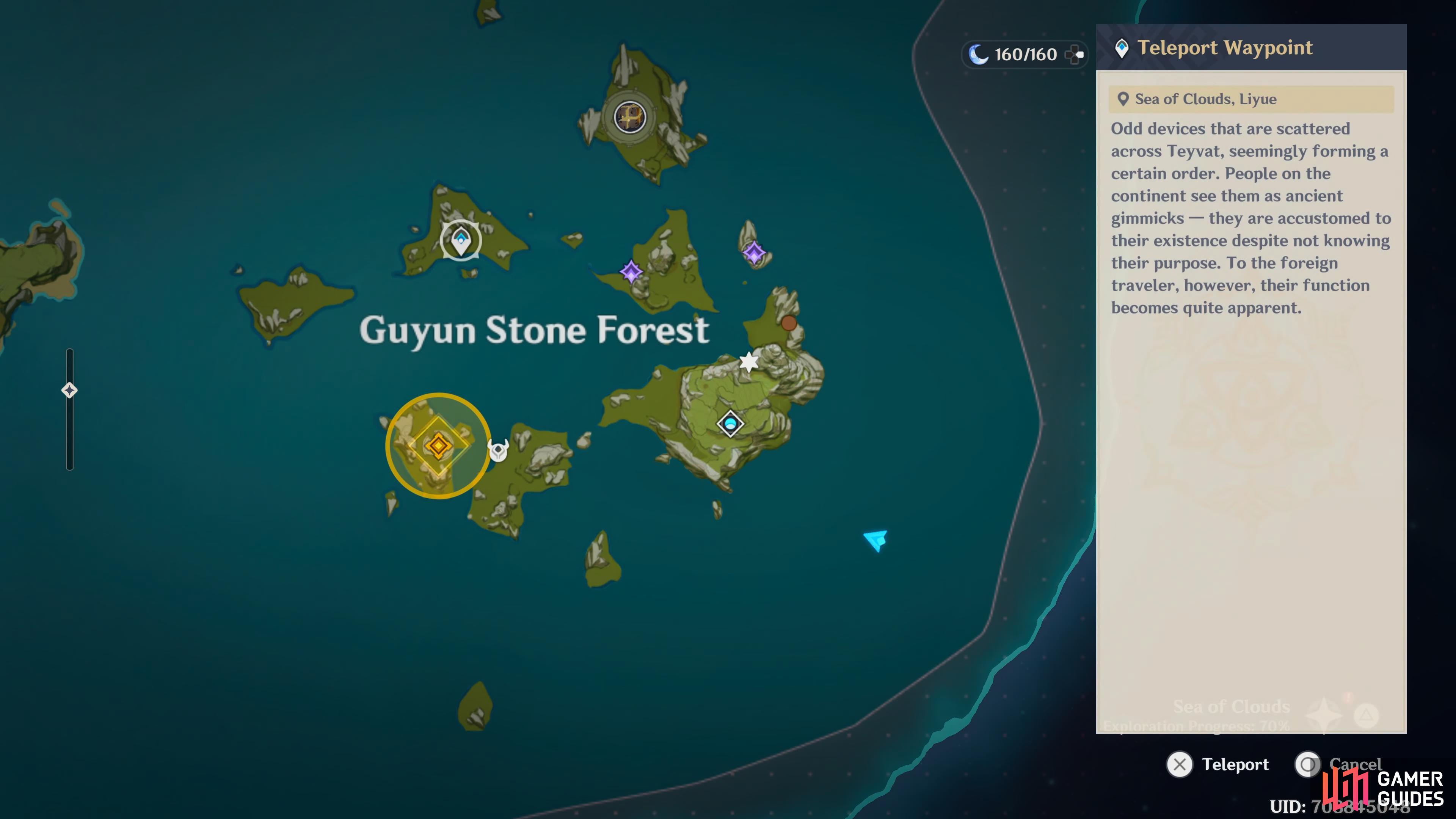 The Arena can be found south of the Guyun Forest waypoint