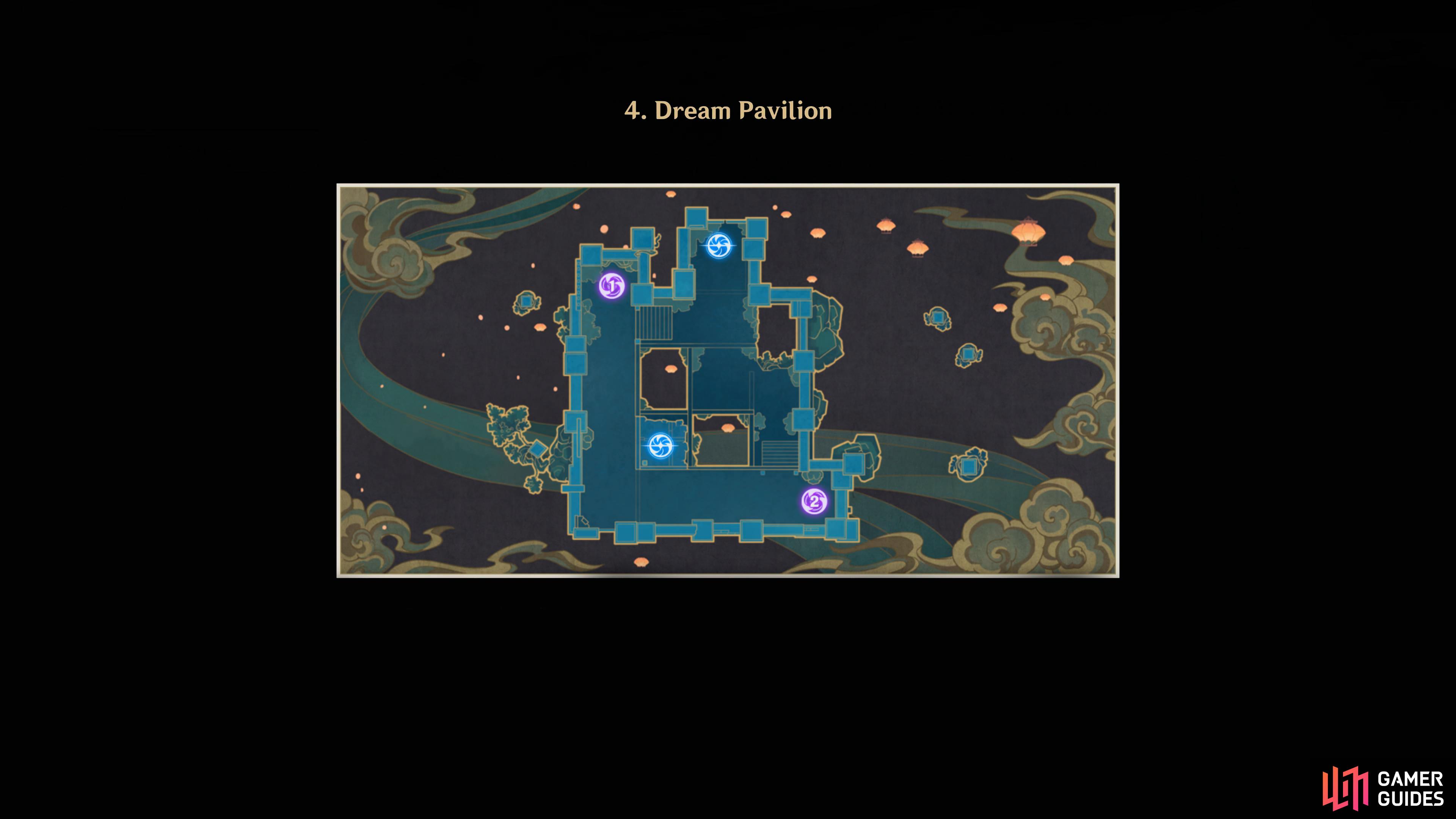 An image of the Dream Pavilion map.