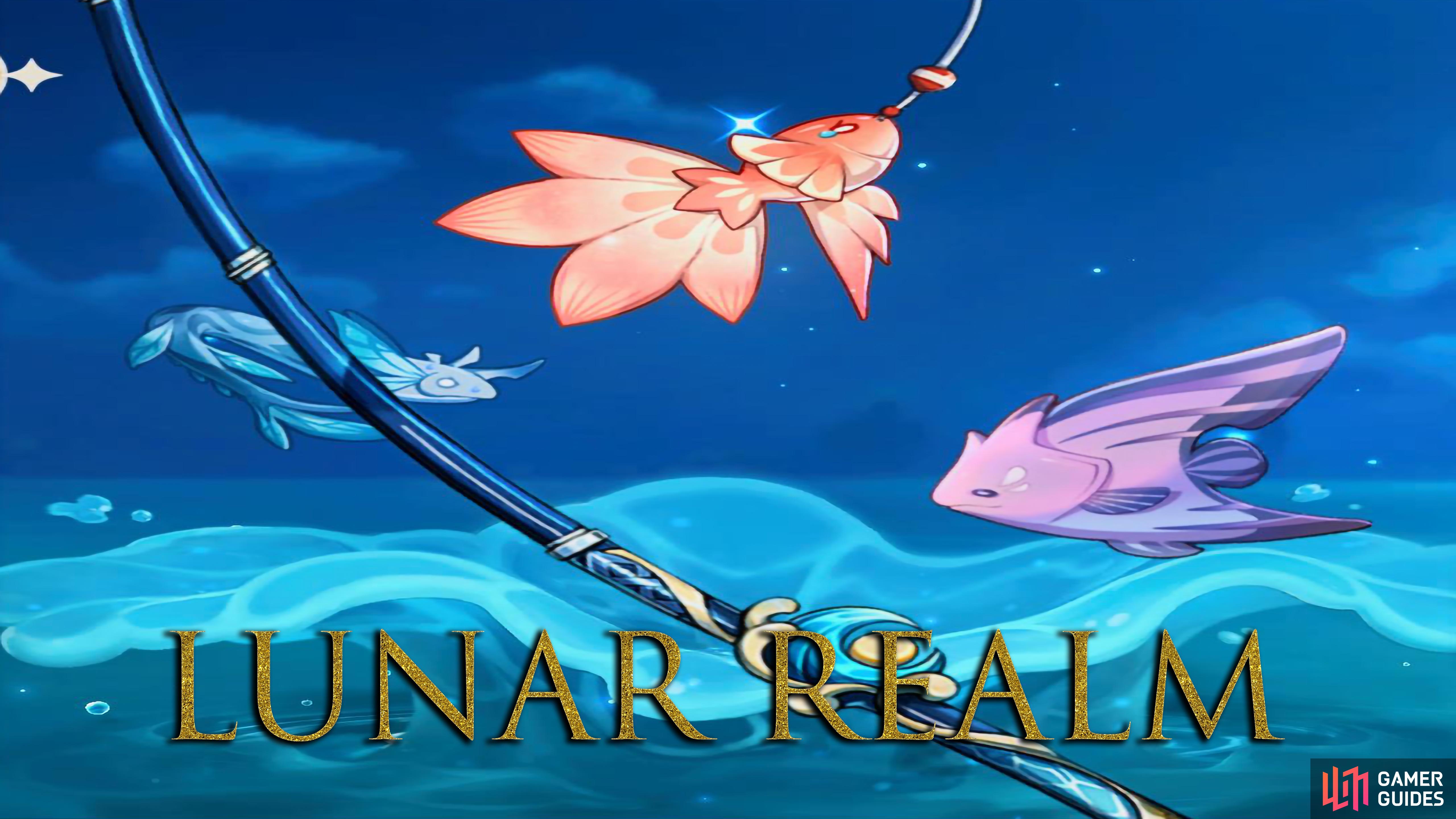 The Lunar Realm is a Fishing Event which rewards the exclusive "Moonstringer" fishing rod.