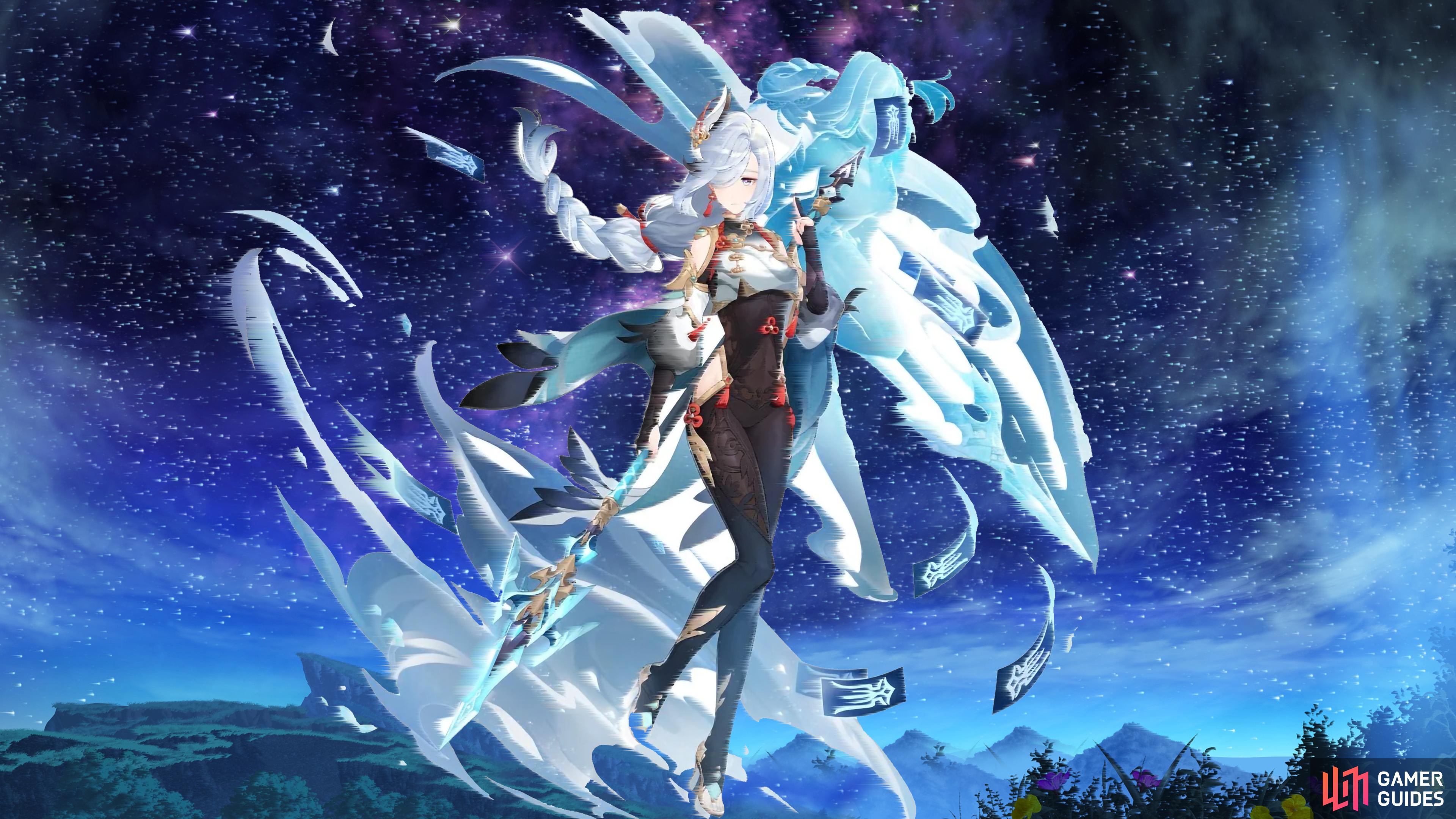 All Genshin Impact Cryo characters: Ayaka, Ganyu, Shenhe, more