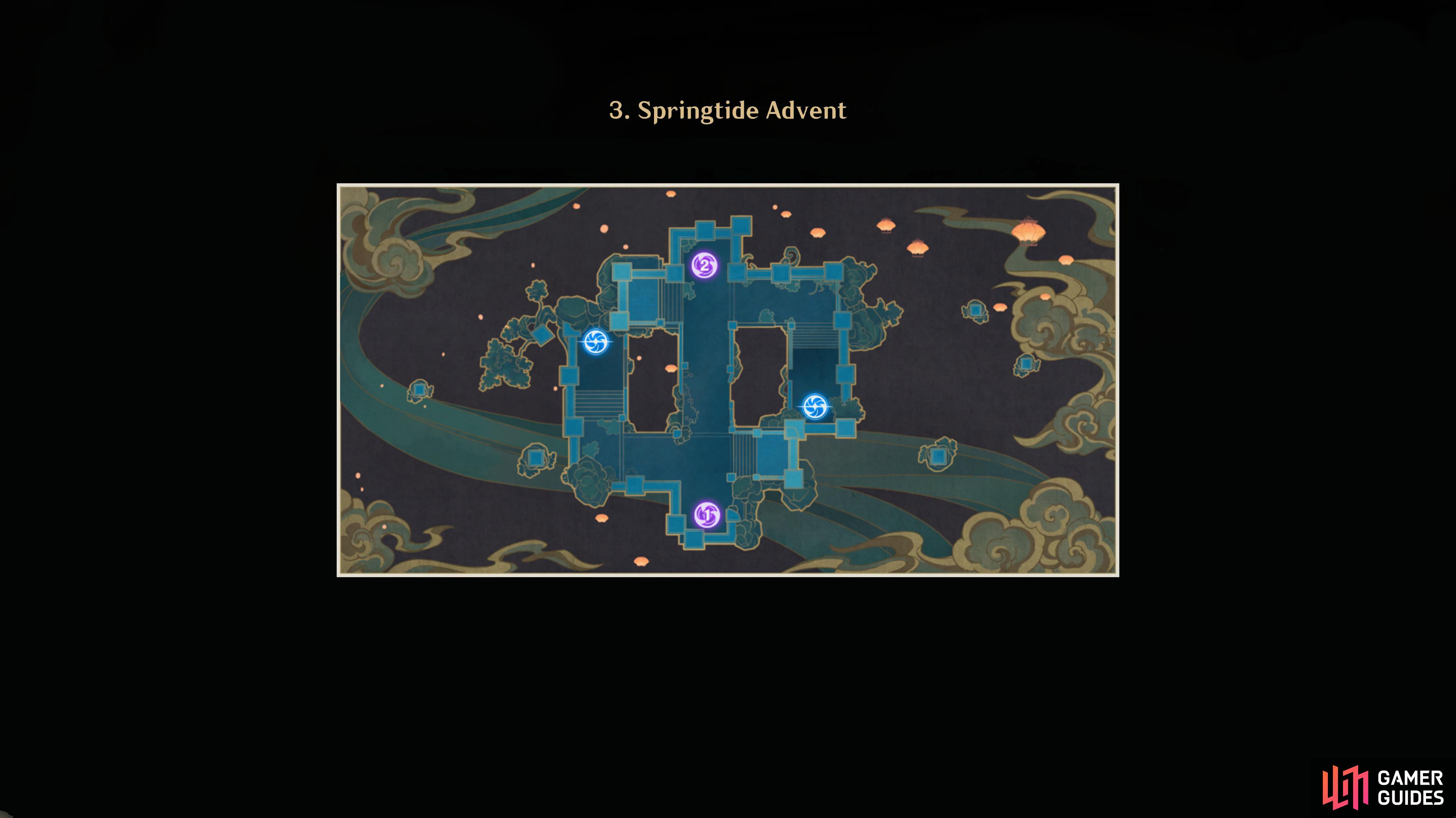 An image of the Springtide Advent map.