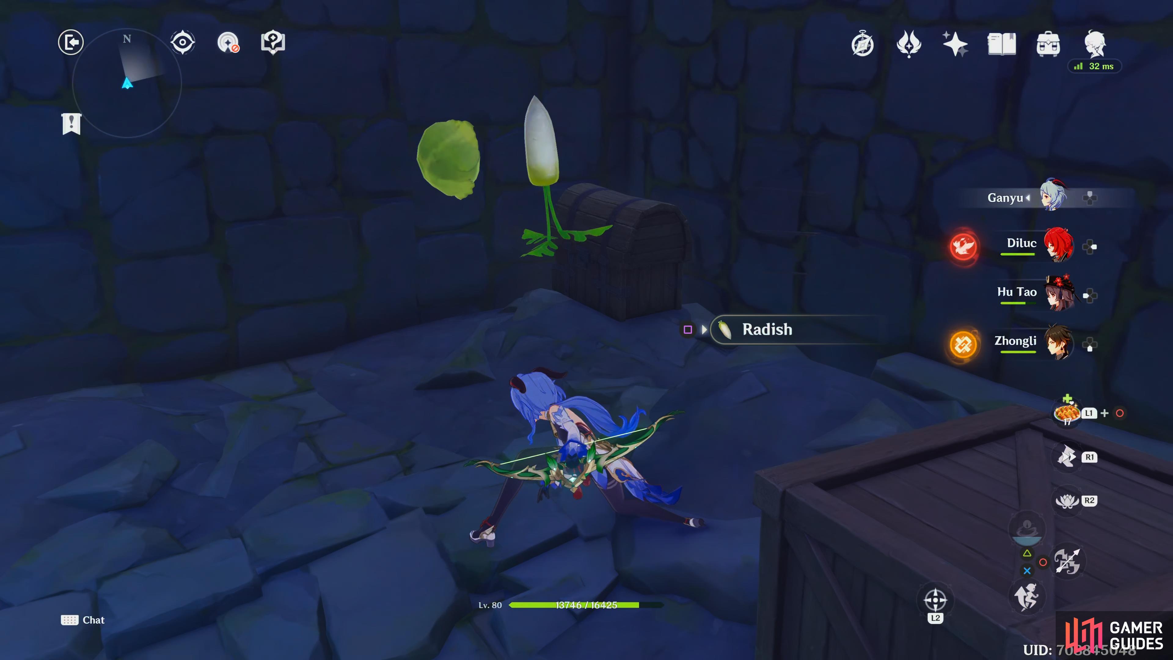 destroy the crates to find some Common Chests hidden behind them