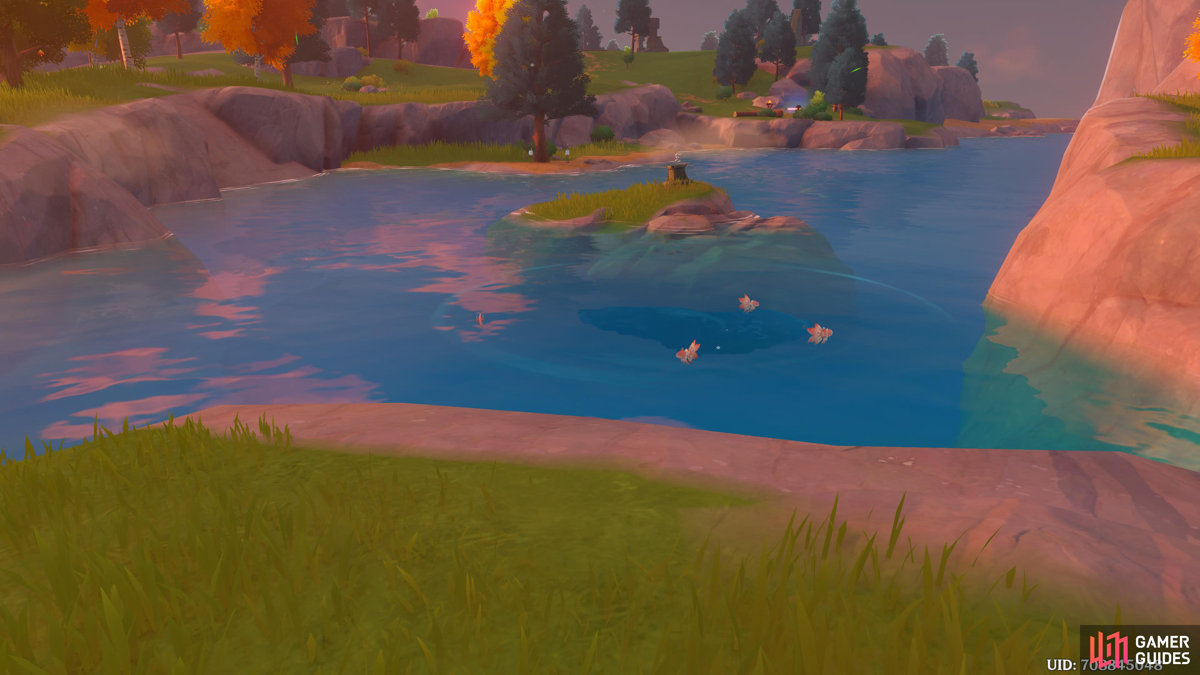 Here is a visual of the Stormbearer Mountains Fishing Point.
