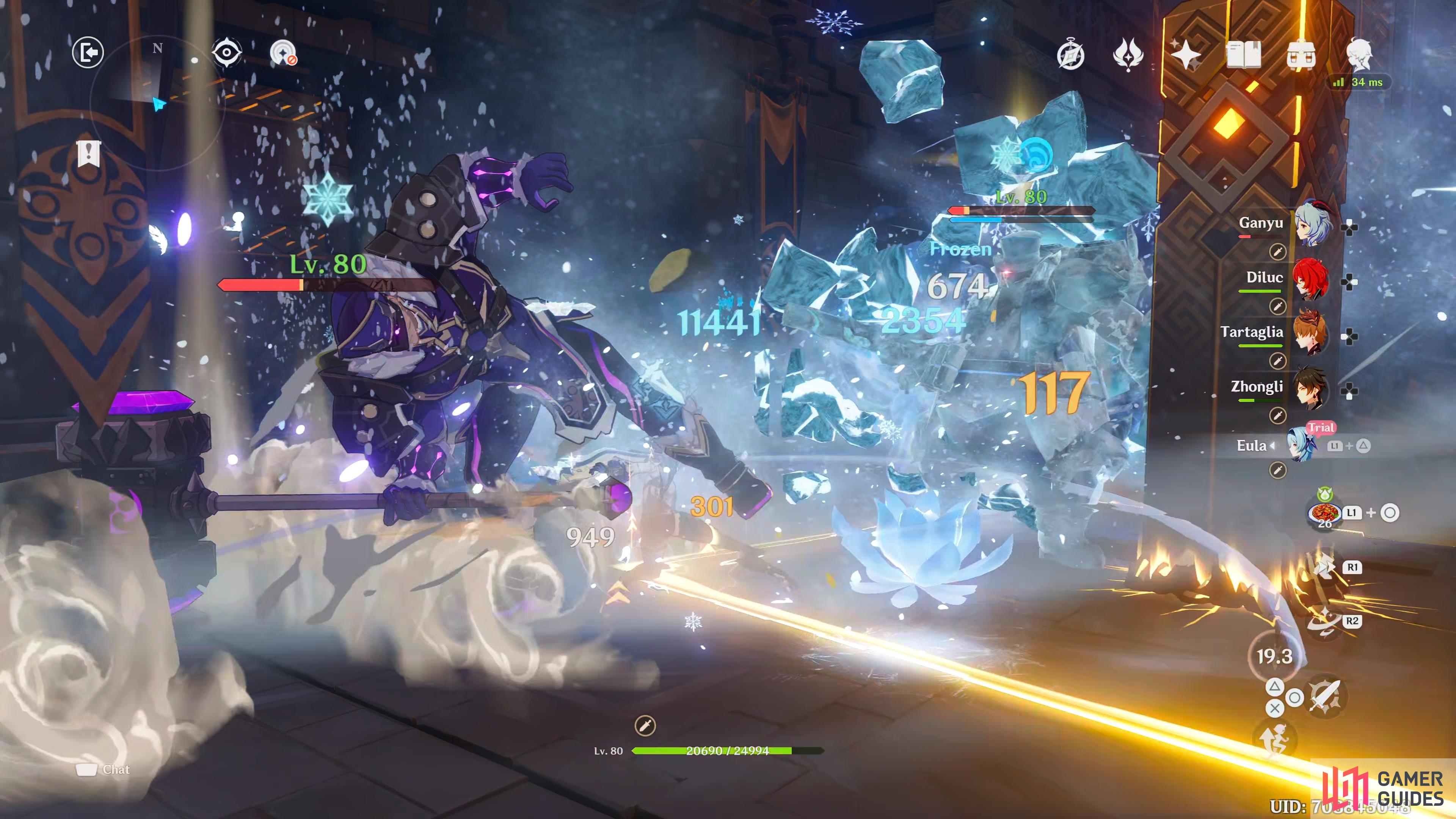 as for the second group, take out the Hydrogunner first, Cryo works especially well against it.