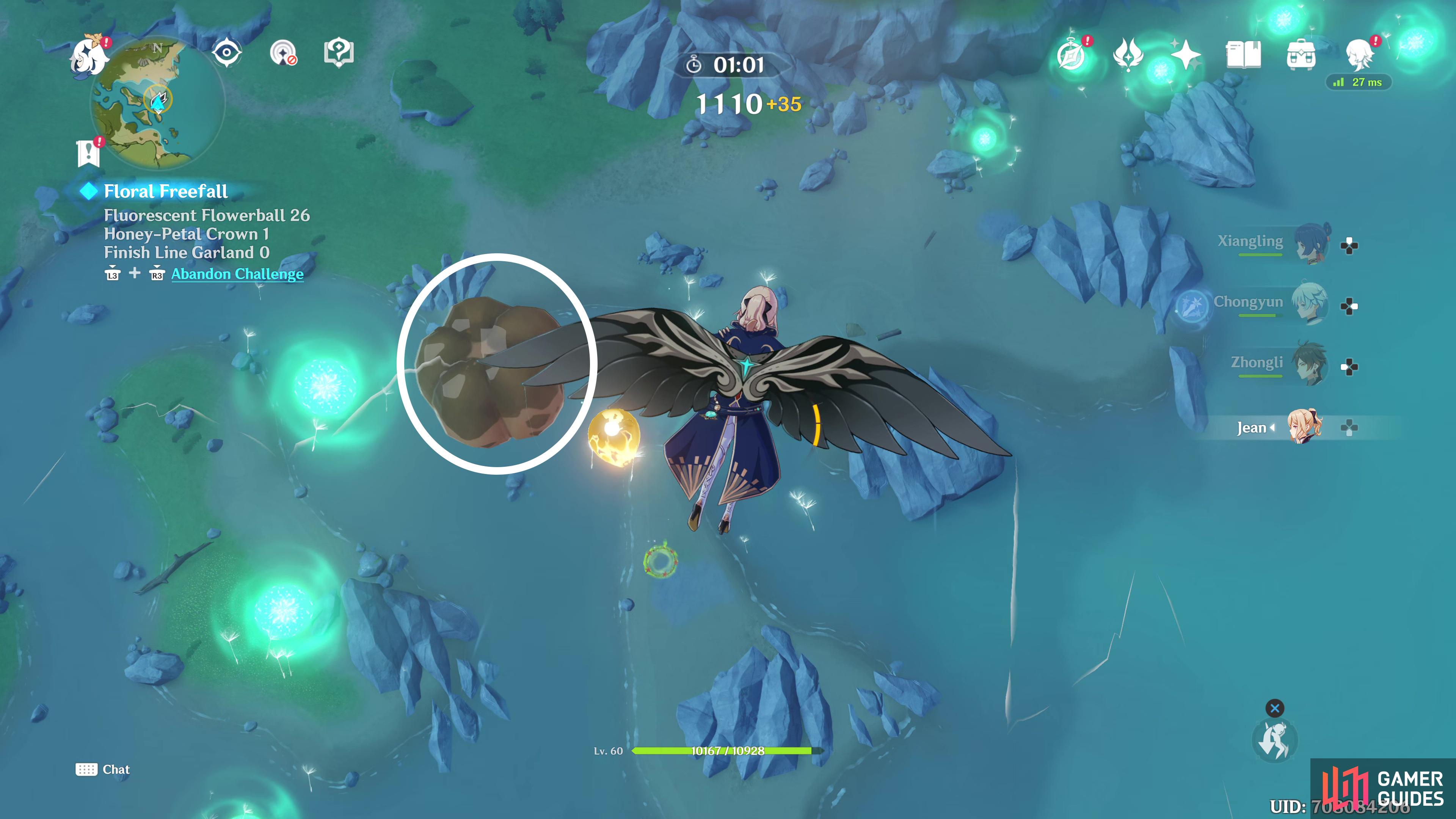 Dusty Balloons can be found in The Falcon Coast Level