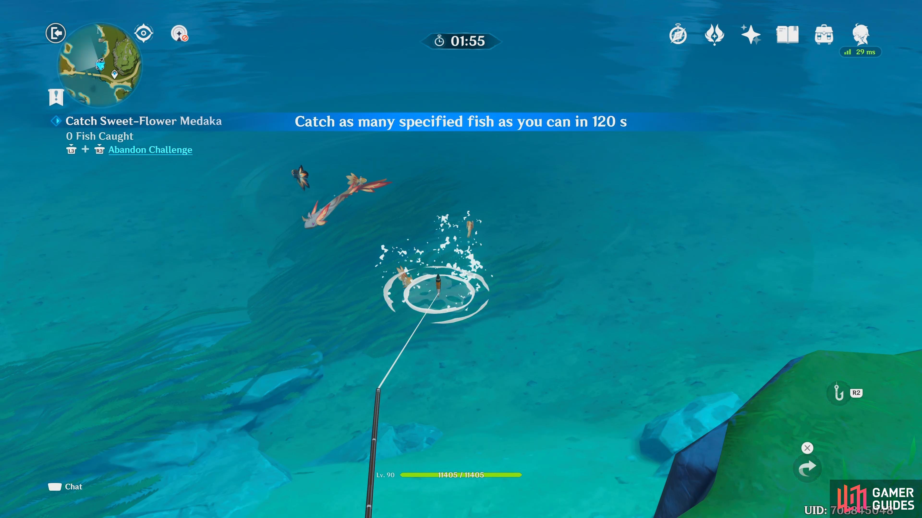 Here's a visual of the Fishing Point.