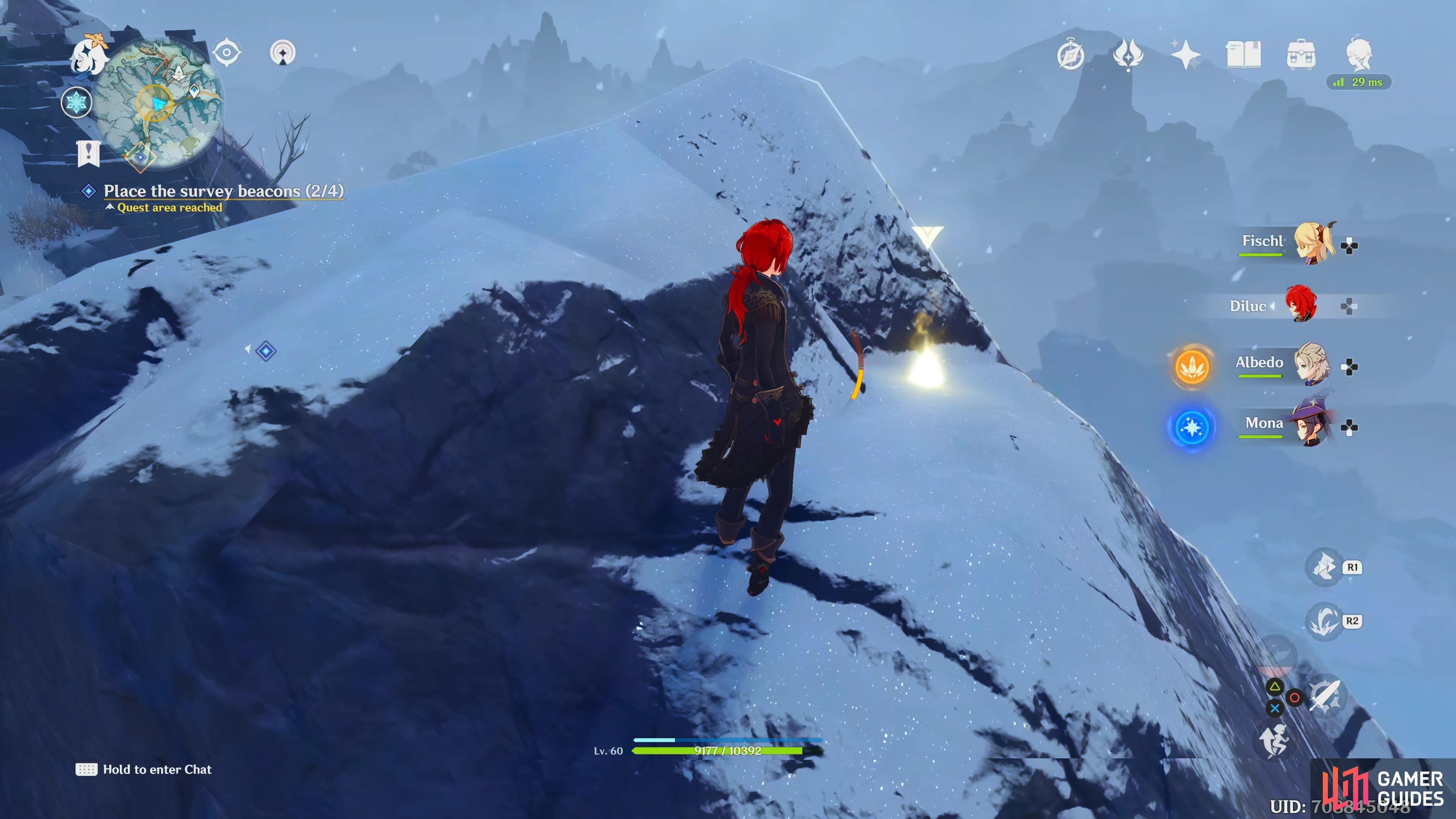 The third one is found west of the Starglow Cavern waypoint