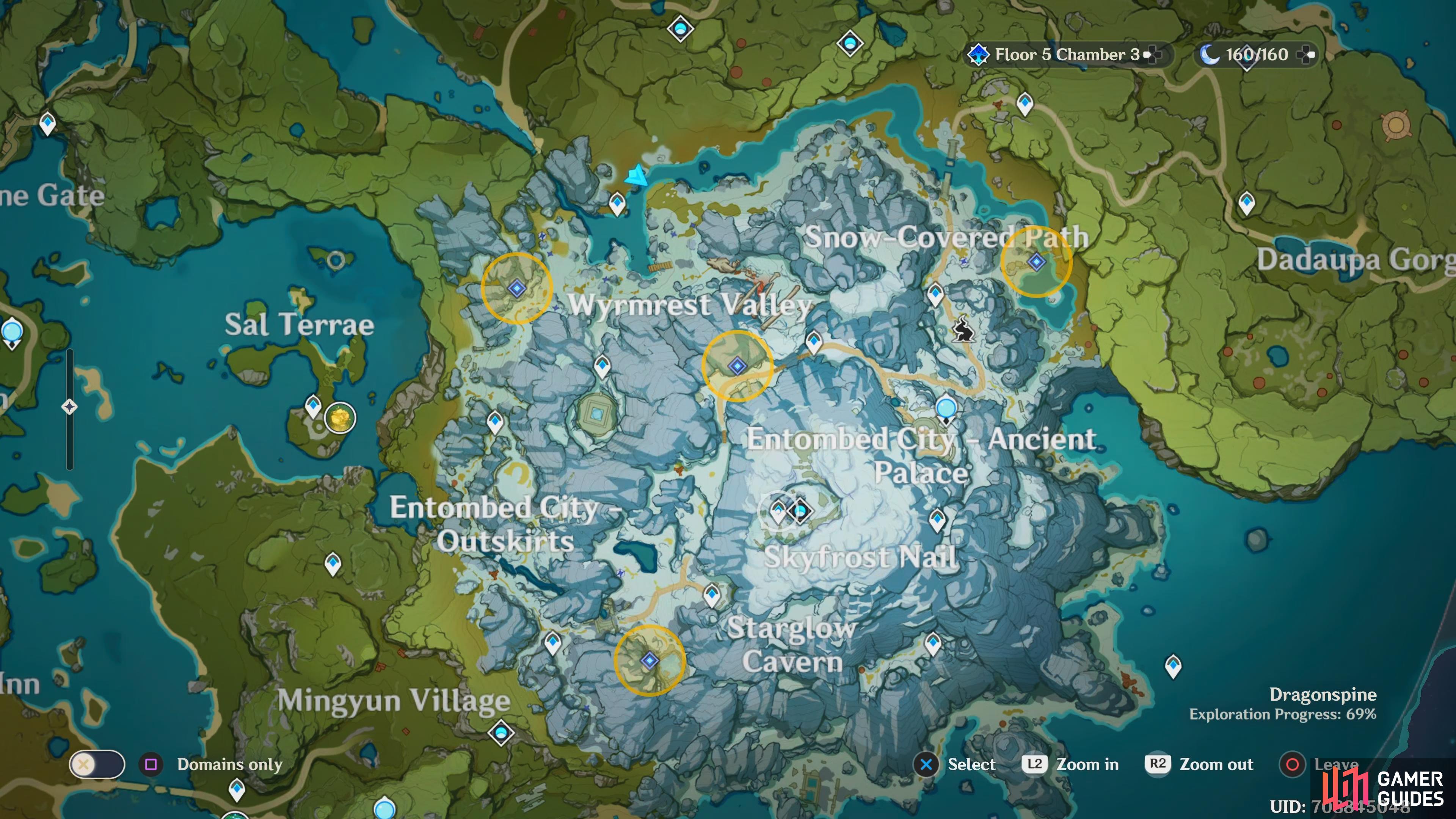 Open your map to find all the locations