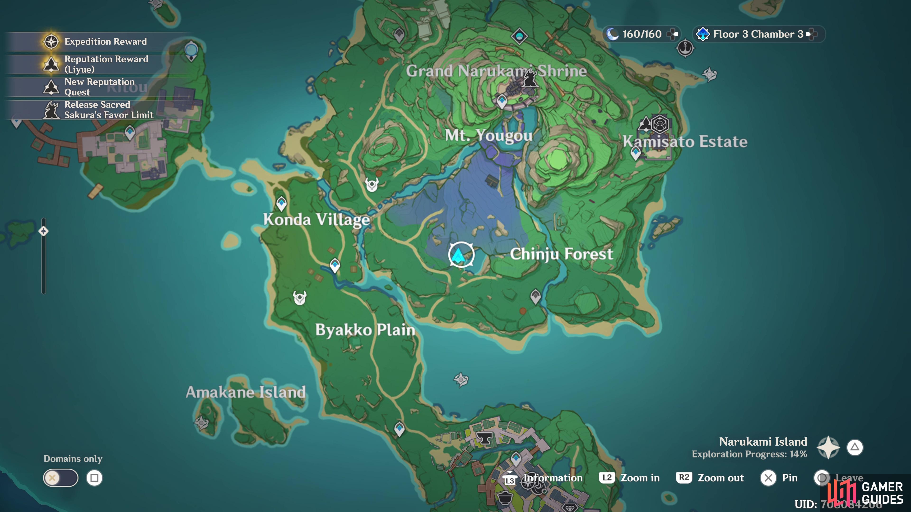 Head to this location on the map to find the shrine 