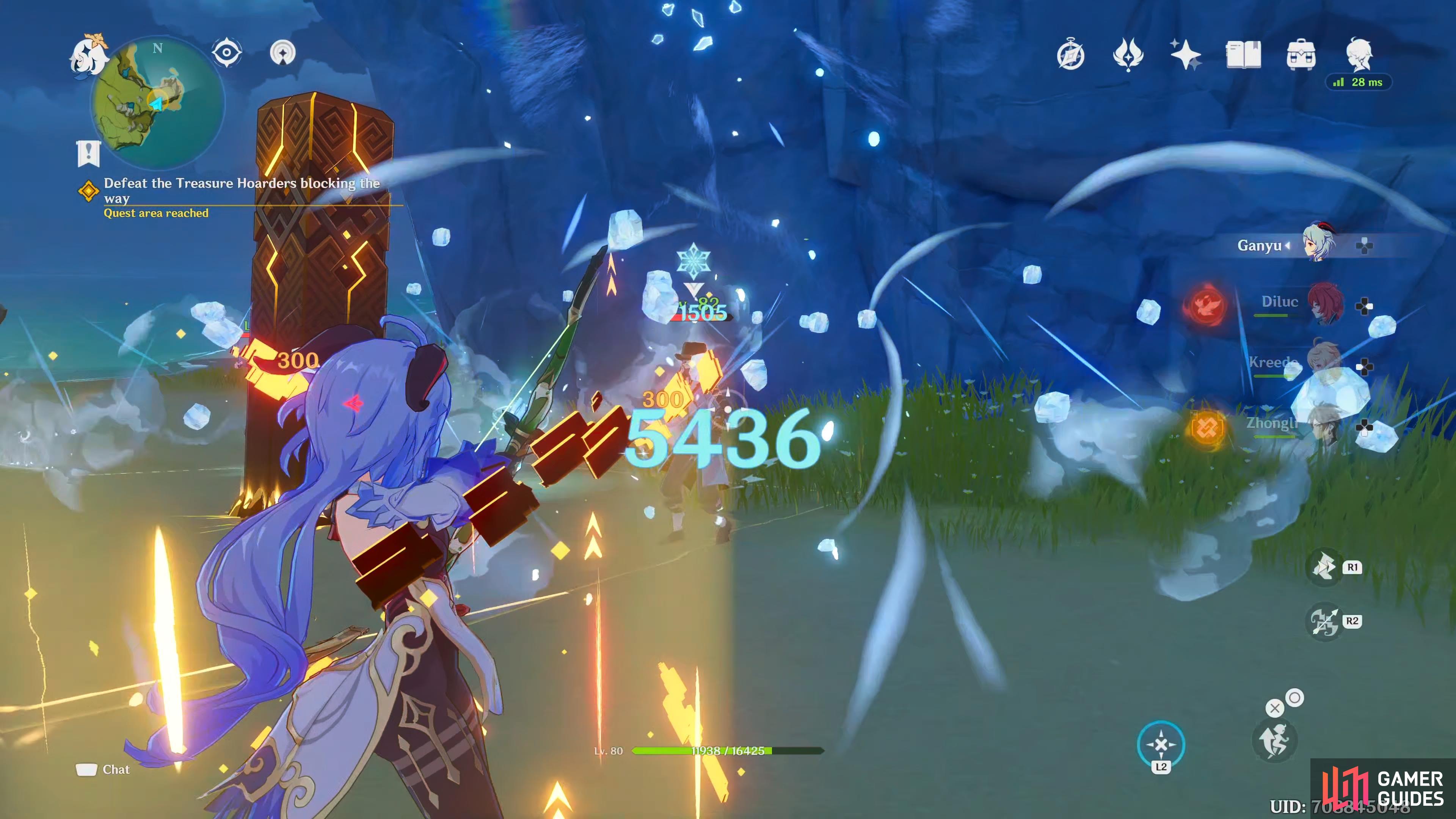 Take out the Cryo Potioneer first, as their pot flinging ability can be frustrating to deal with.