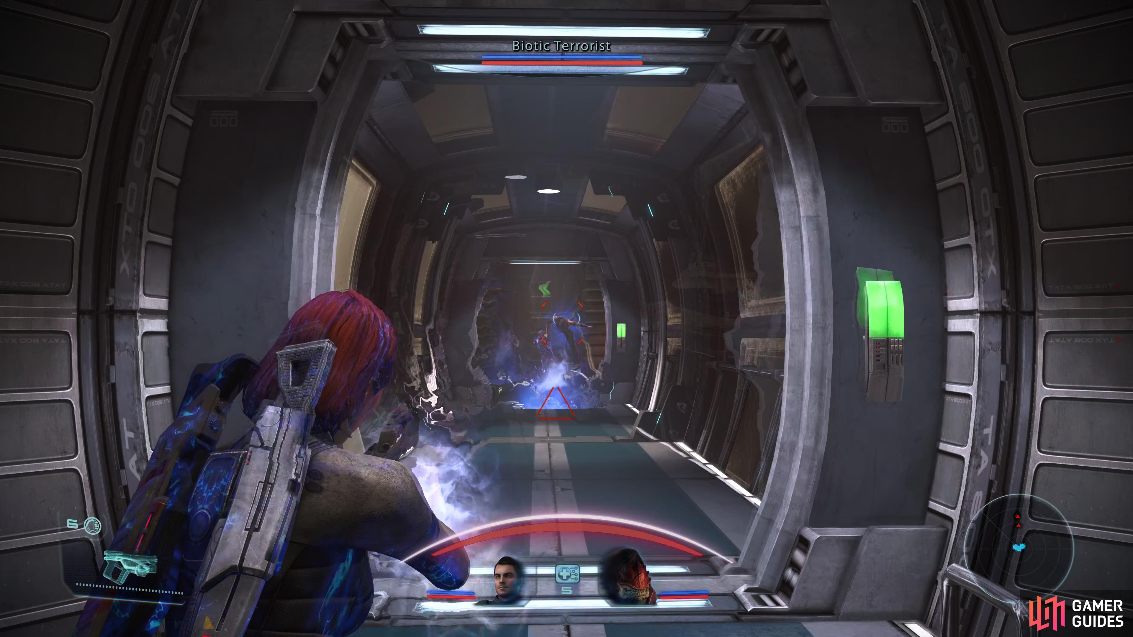 then bait and lure the Biotic Terrorists back to that location