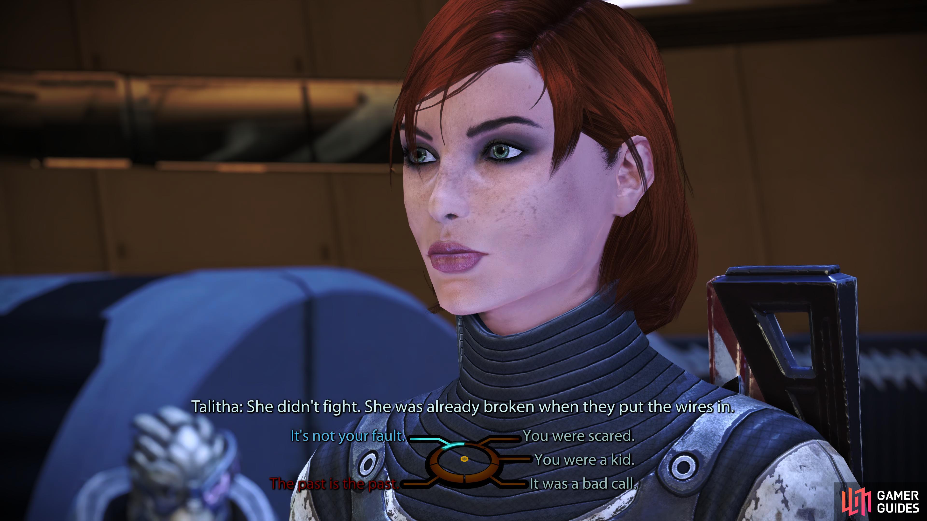 use Investigate with Charm and Intimidate before taking a step towards her