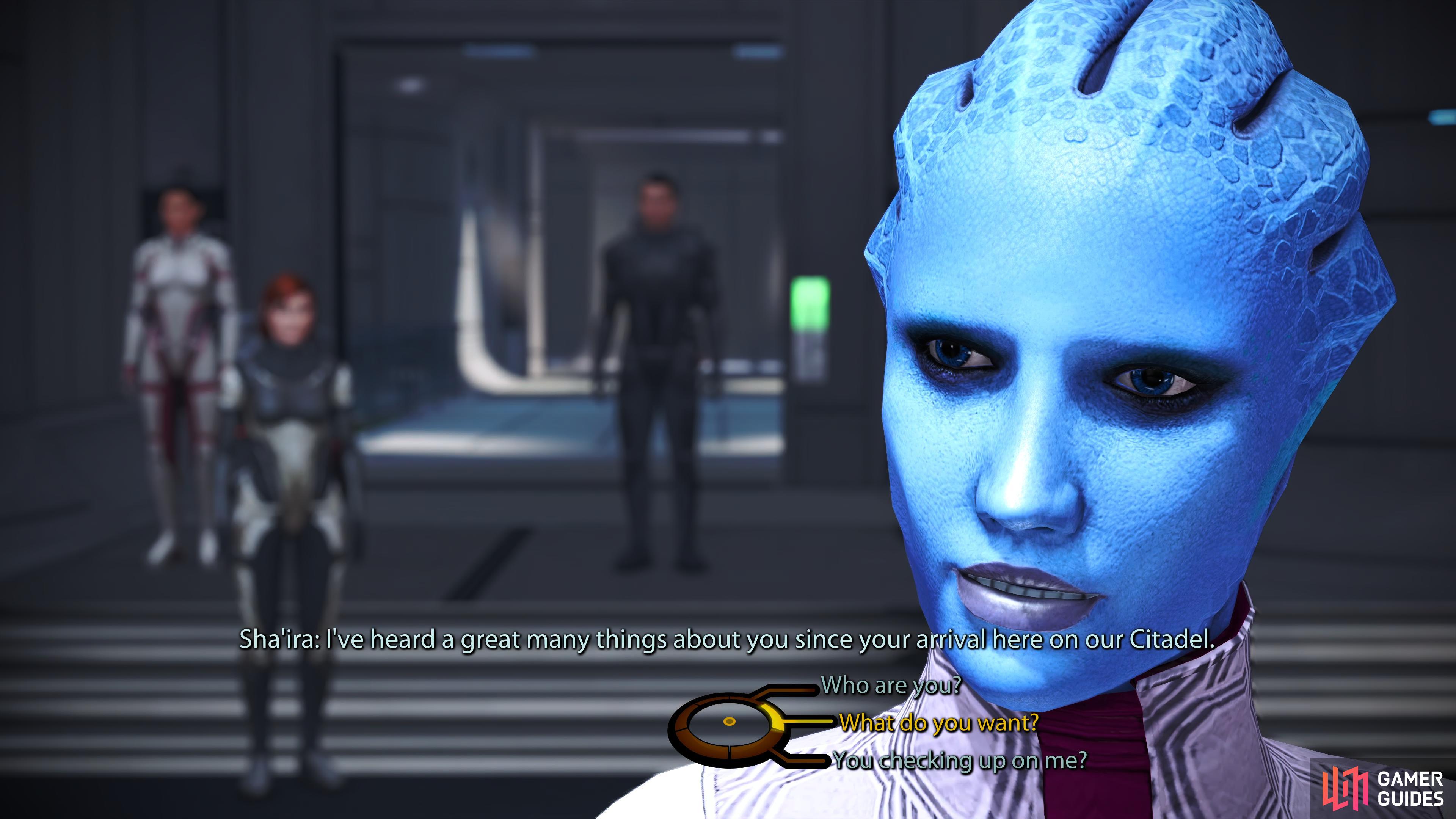 Sha’ira will request your assistance.