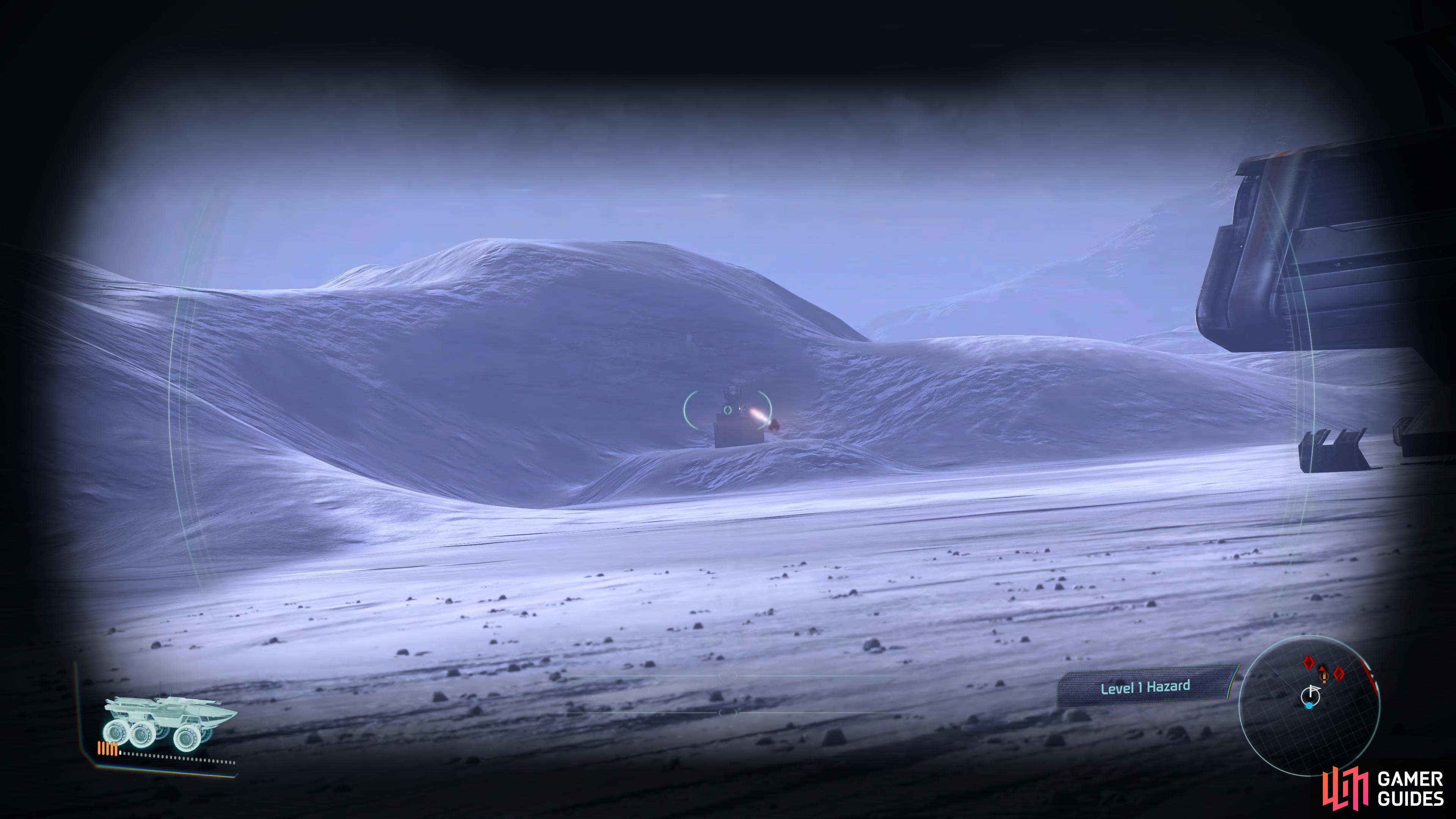 Keep your distance and use the Mako to deal with the Turrets around the base