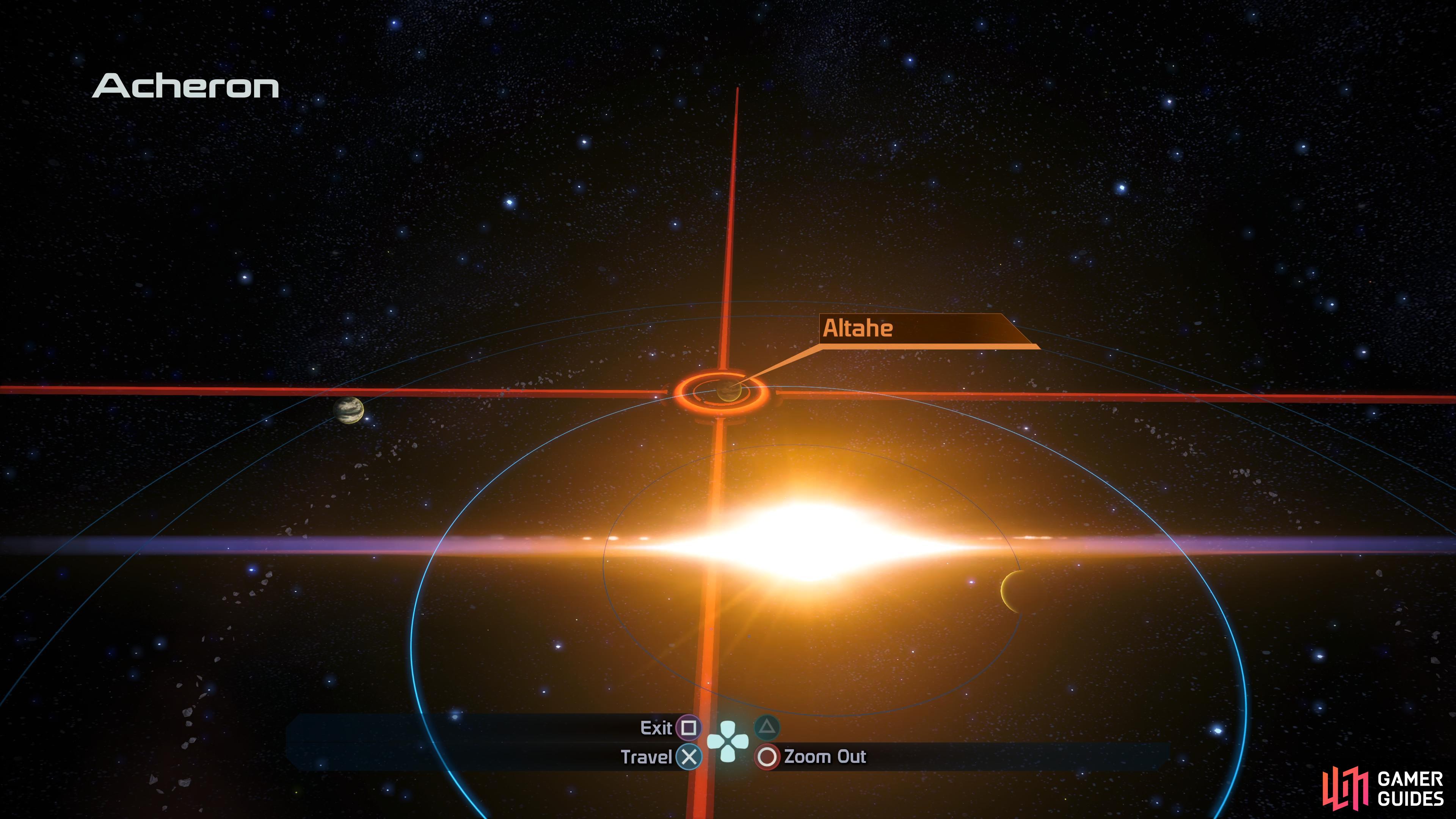 You’ll find Listening Post Theta on the planet Altahe in the Acheron system of Styx Theta.