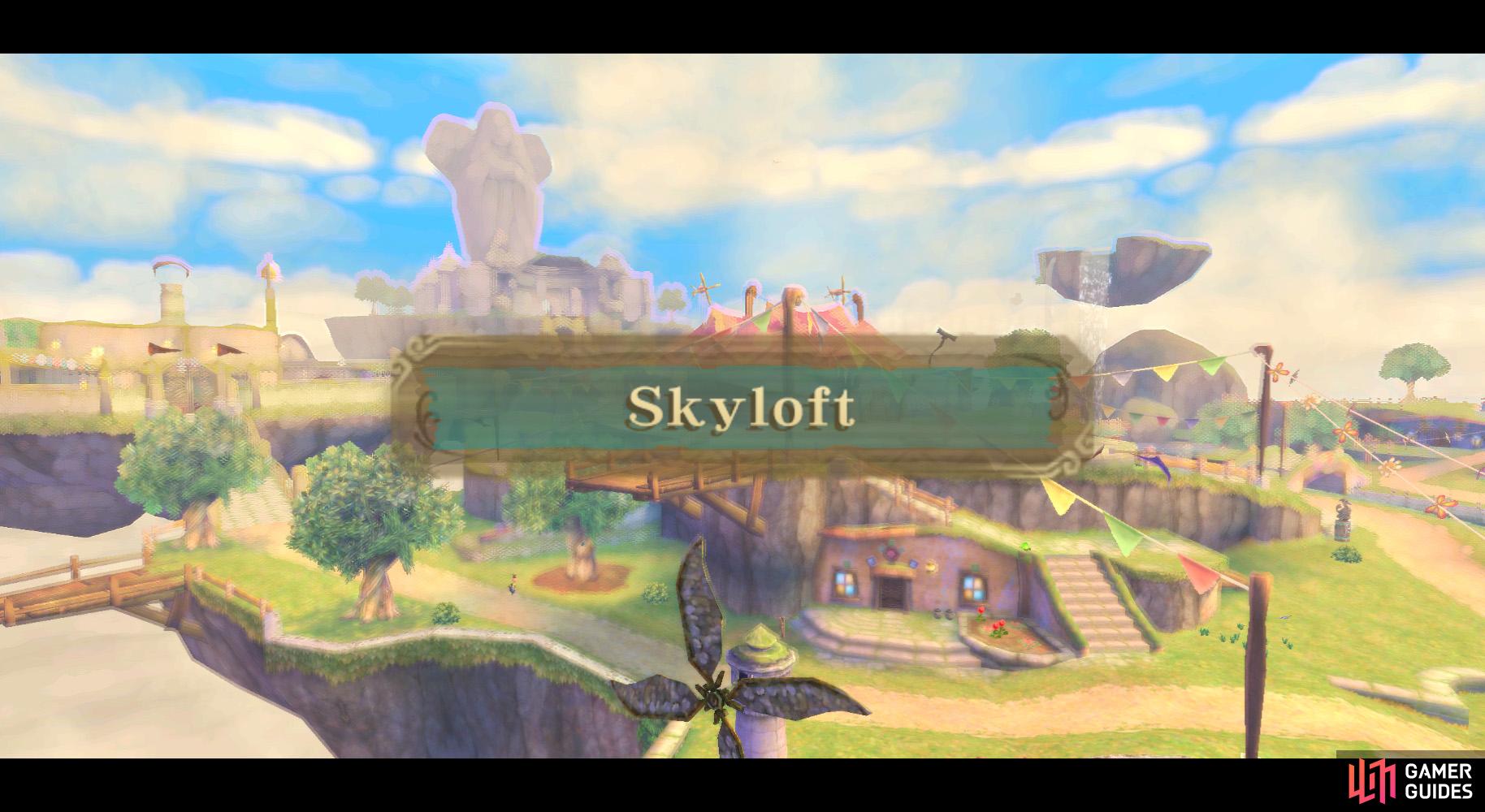 Skyloft is Link's home, a picturesque village in the sky.