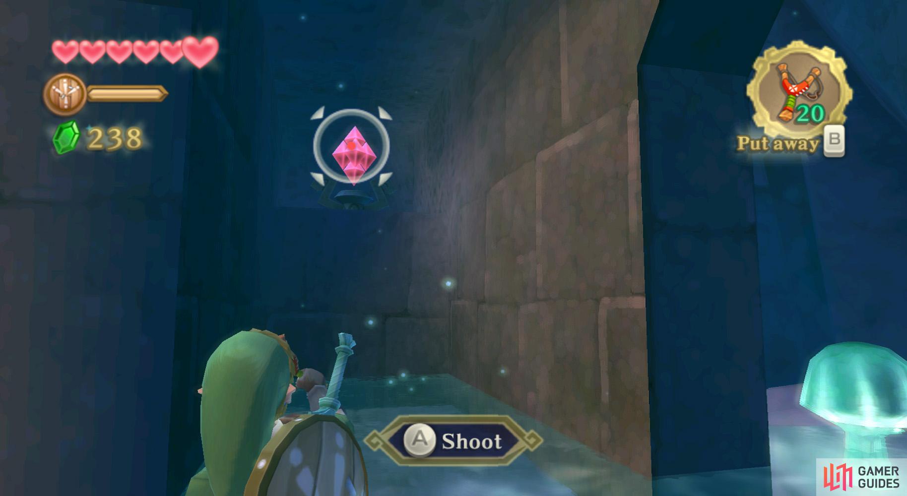 By the way, you can also shoot this switch before raising the water.