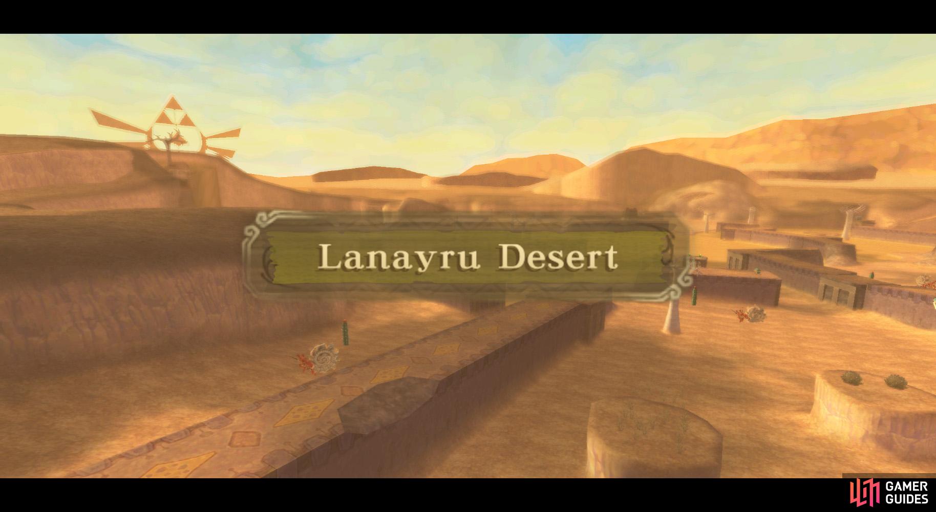 Lanayru Desert is, well, a desert. But it wasn't always like this.