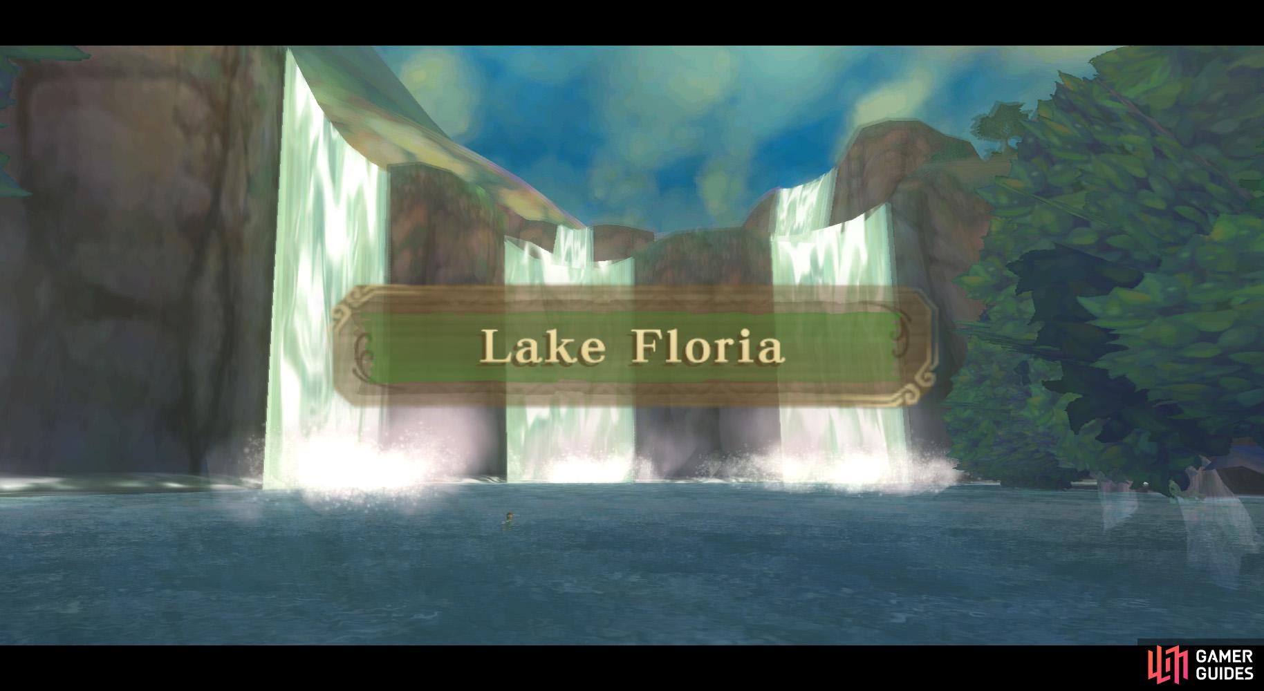 Lake Floria is huge, but you'll only be exploring the tunnels.