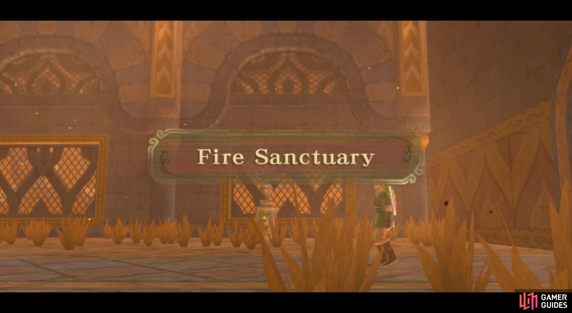 The Fire Sanctuary is another fiery dungeon.