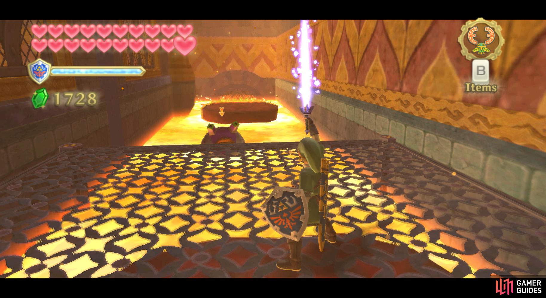 The Skyward Strikes from the True Master Sword charge fast and hit hard.