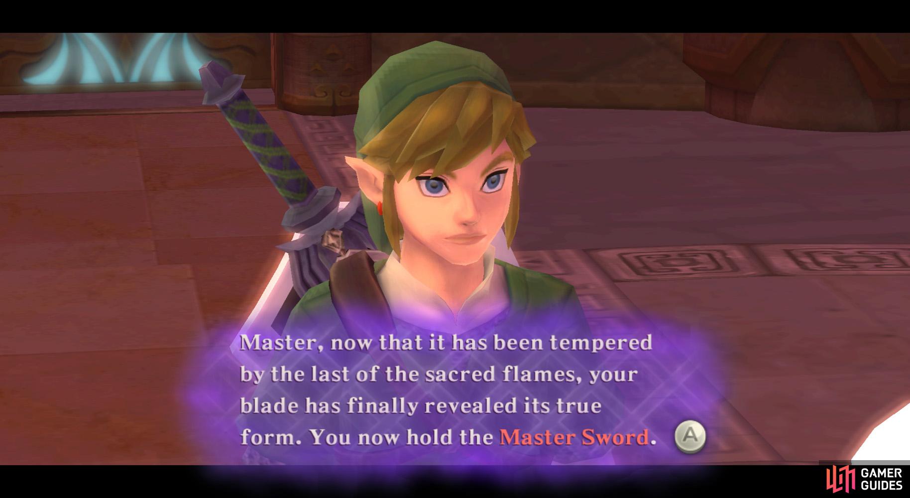 You're Fi's master… Hence, the Master Sword. Get it?