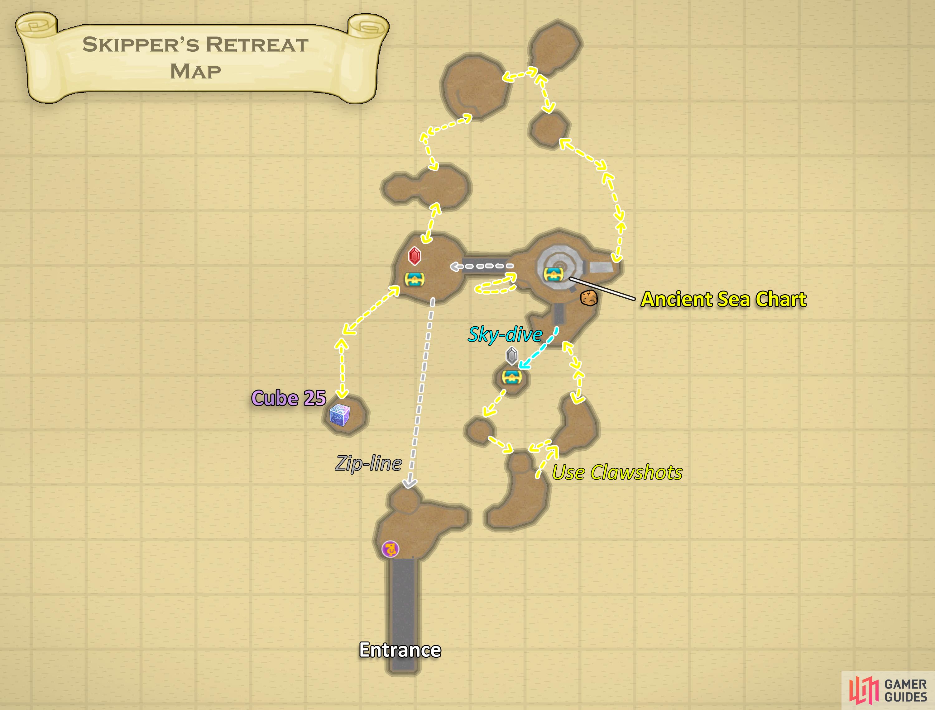 Map of Skipper's Retreat.