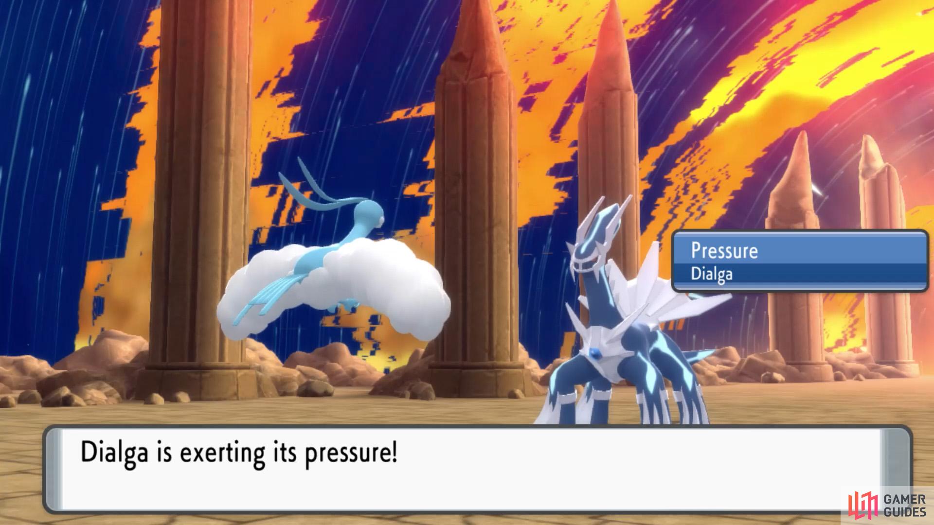 How to catch Dialga and Palkia in Pokémon Brilliant Diamond and