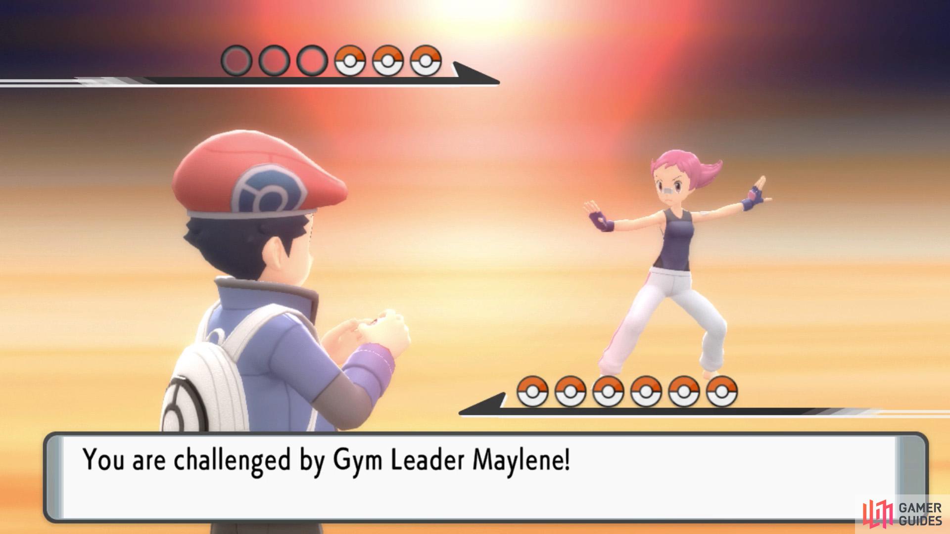 Badge #3: How to Solve Puzzle & Beat Gym Leader Maylene QUICK! Cobble Badge