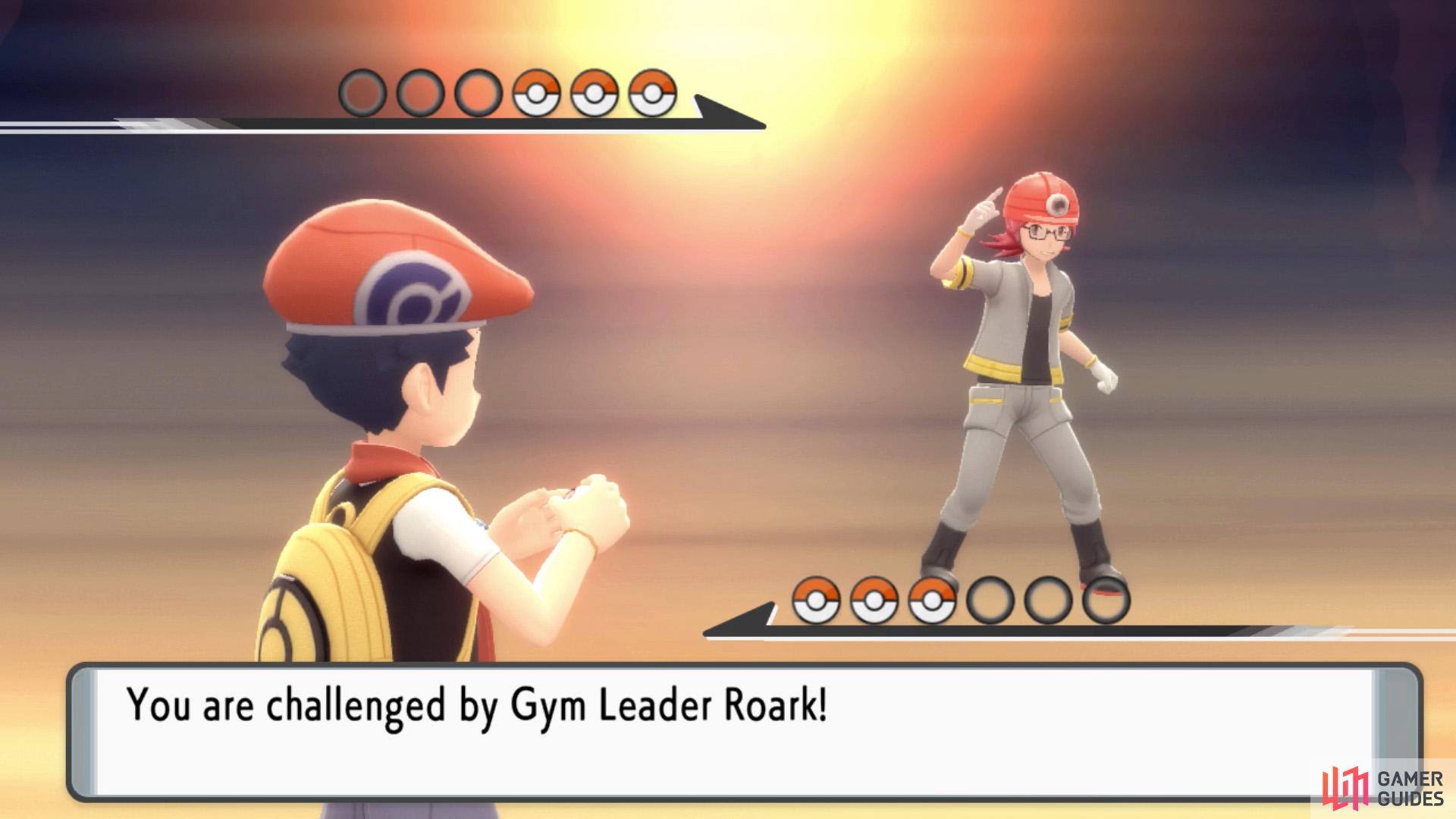 Roark is the first Gym Leader.