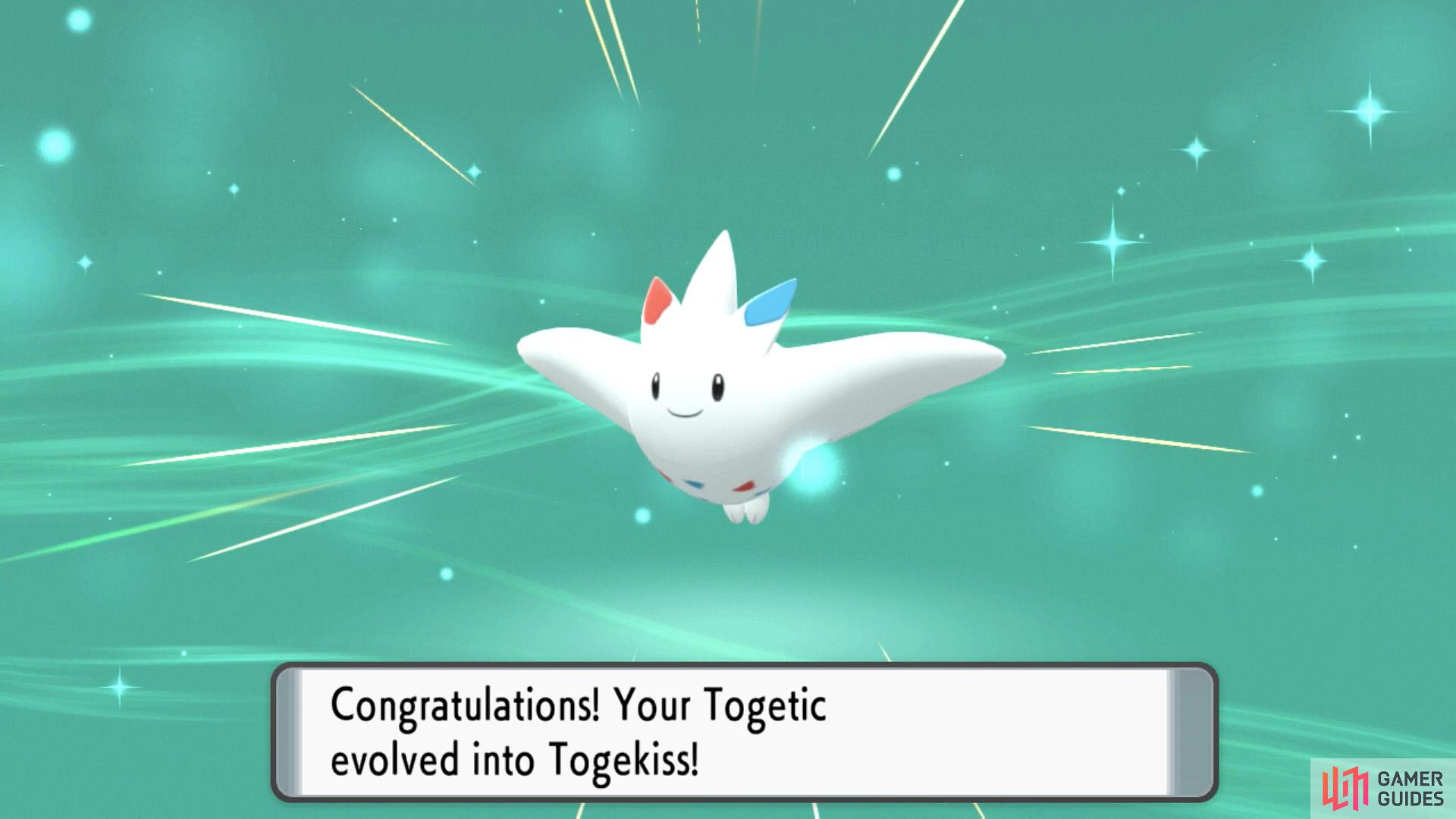 You can use it to evolve the likes of Togetic.
