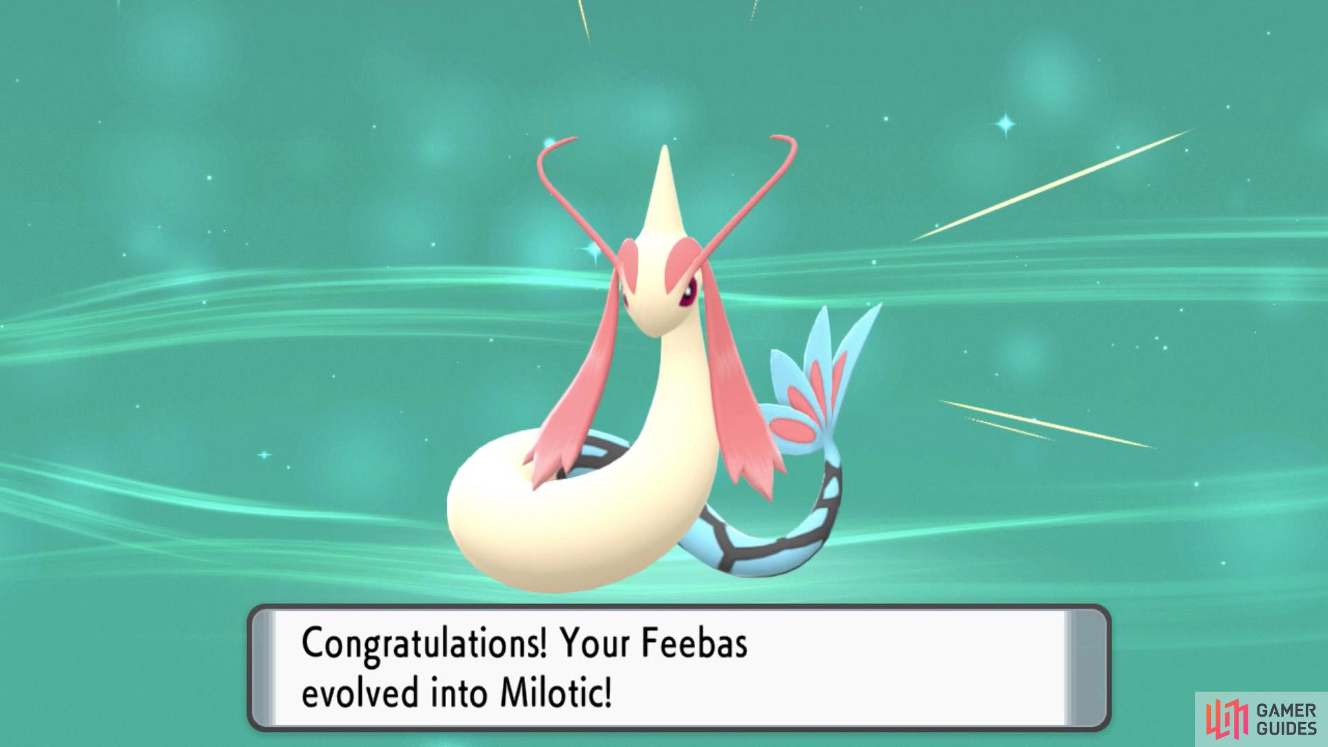 …And it should evolve into the marvelous Milotic!